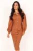Coco Long Sleeve Midi Dress - Tan sold by Petal & Pup
