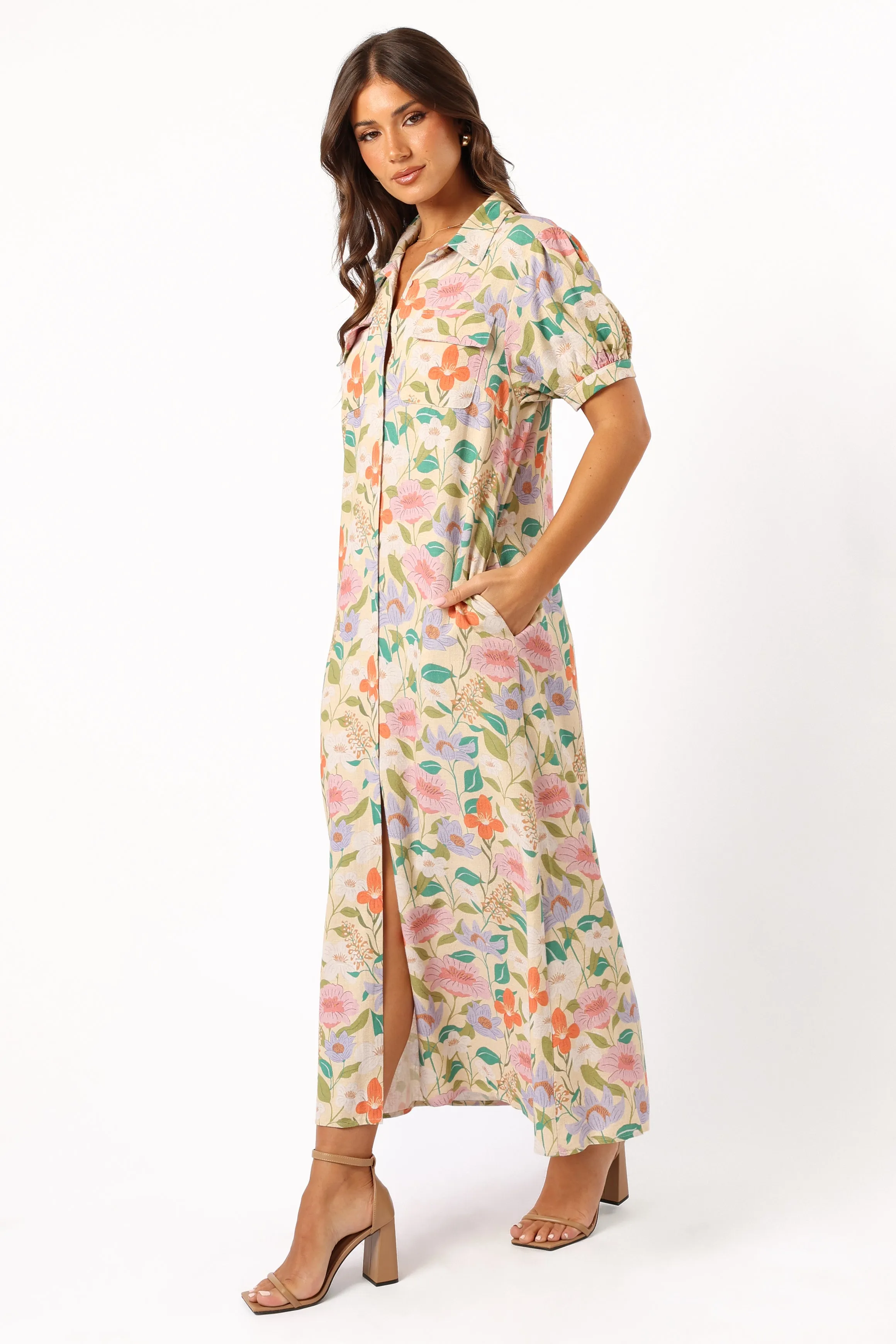 Mason Midi Dress - Multi Floral sold by Petal & Pup product image thumbnail 2