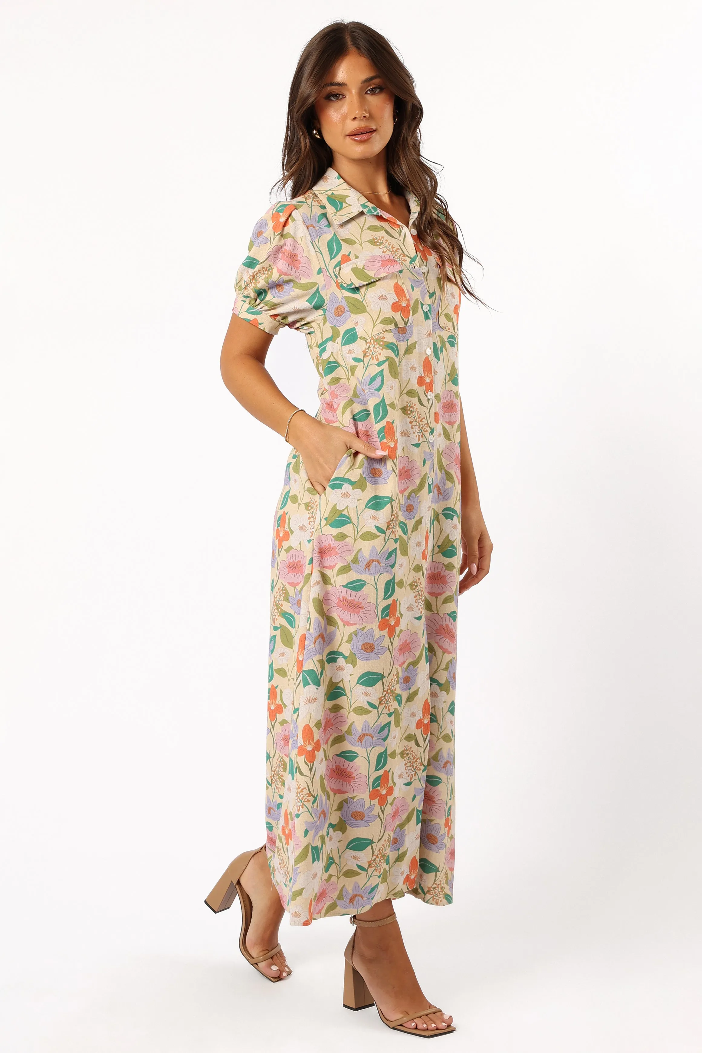 Mason Midi Dress - Multi Floral sold by Petal & Pup product image thumbnail 4