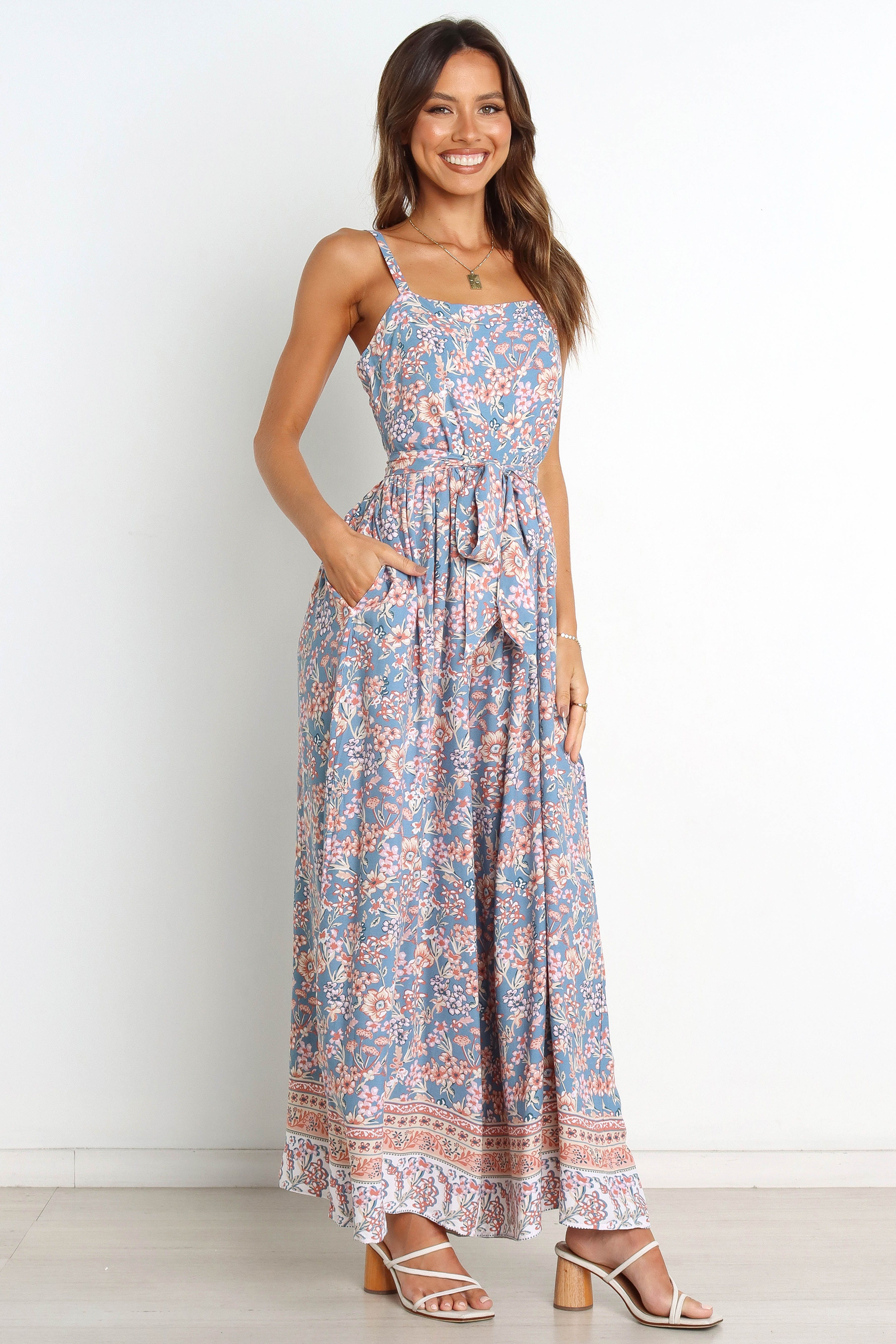 Asha Jumpsuit - Blue sold by Petal & Pup product image thumbnail 6