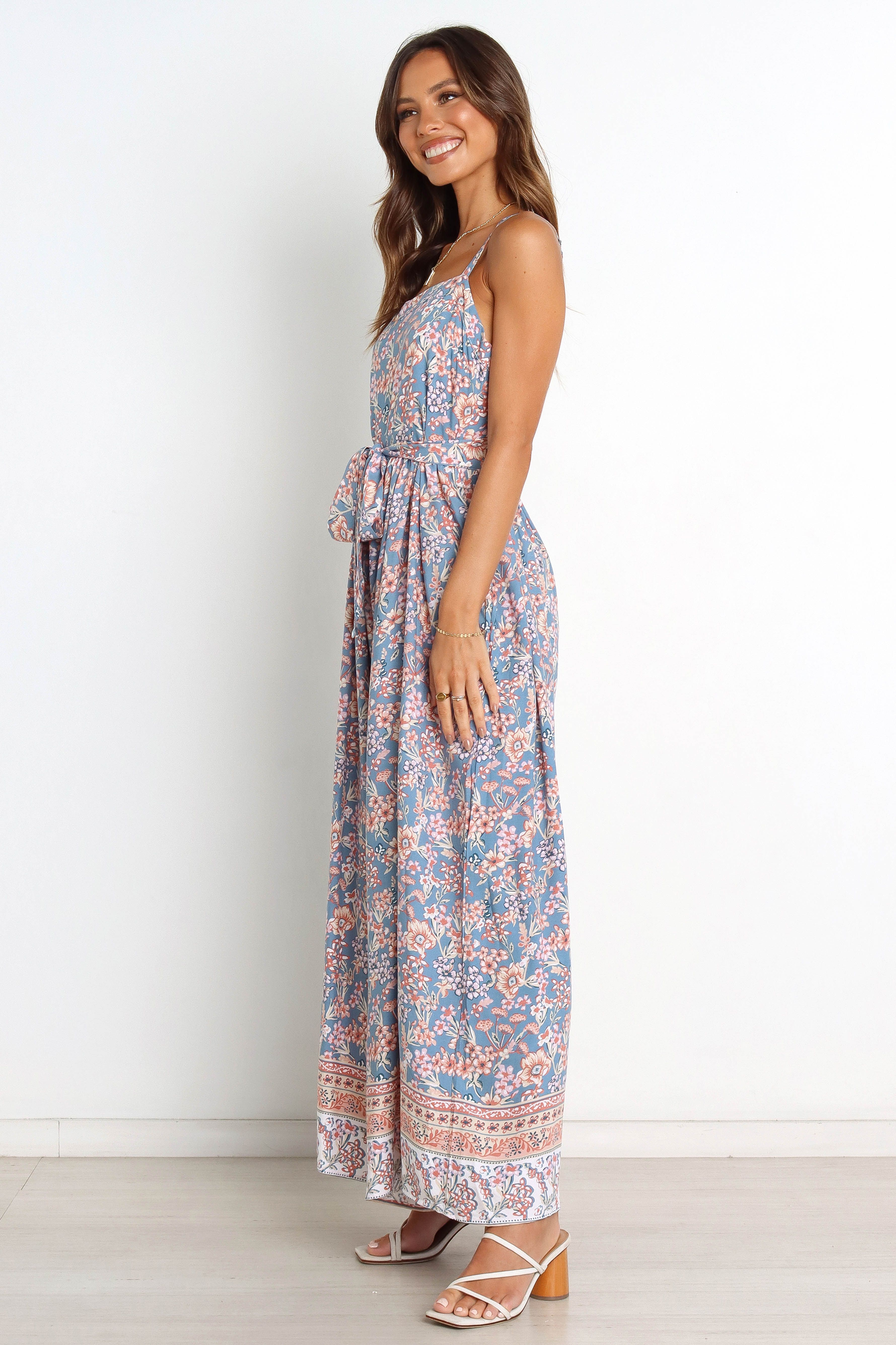 Asha Jumpsuit - Blue sold by Petal & Pup product image thumbnail 3