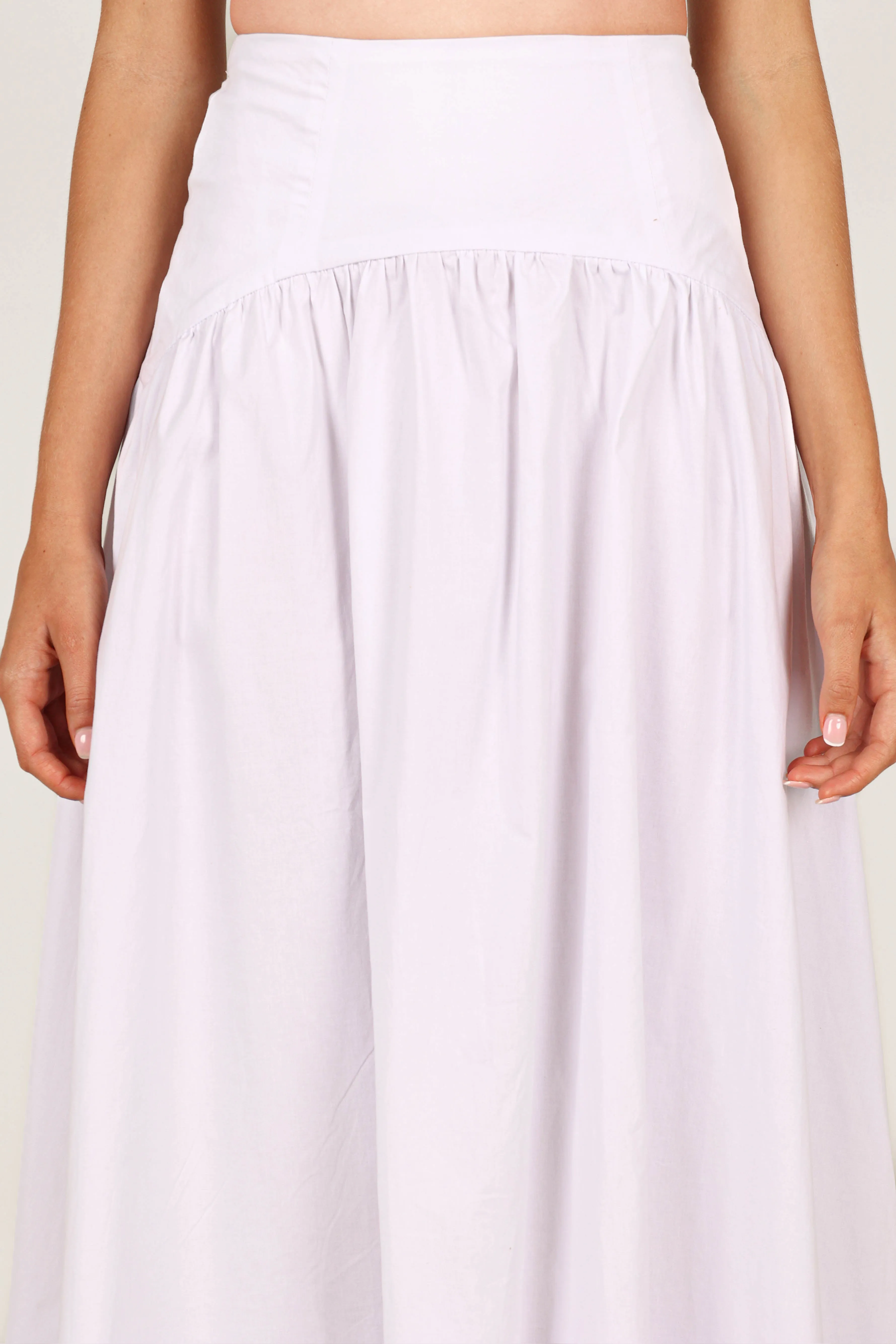 Savannah Maxi Skirt - White sold by Petal & Pup product image thumbnail 3