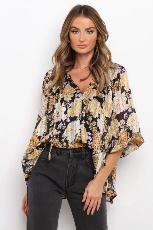 Amarta Top - Black sold by Petal & Pup
