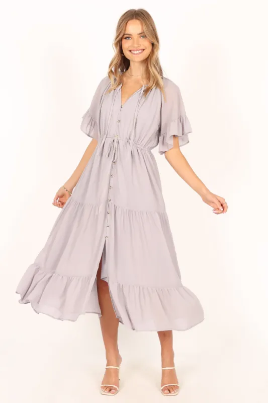 Willow Midi Dress - Cloud sold by Petal & Pup