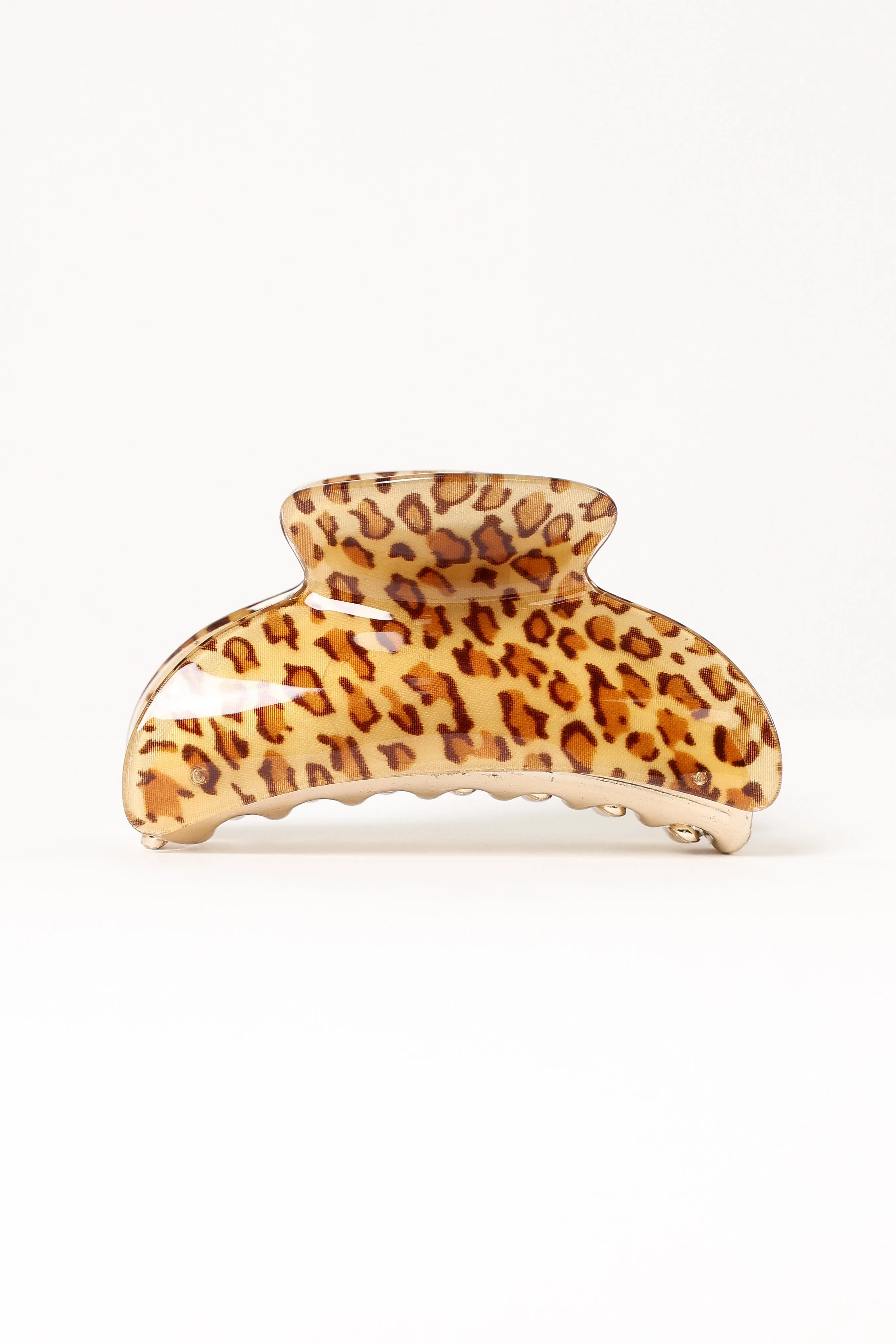Bobby Hair Clip - Leopard sold by Petal & Pup