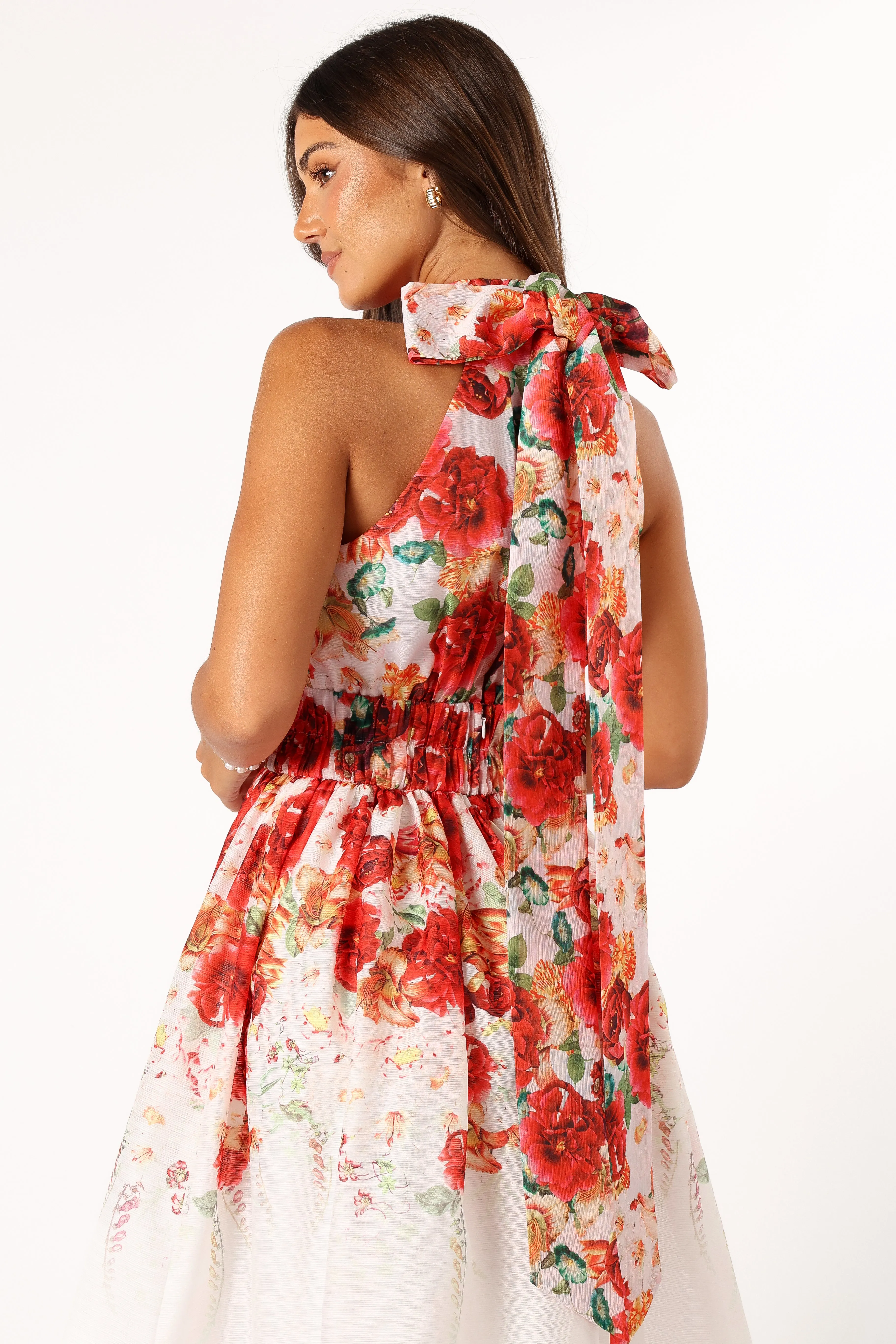 Pipps Halterneck Midi Dress - Multi sold by Petal & Pup product image thumbnail 2