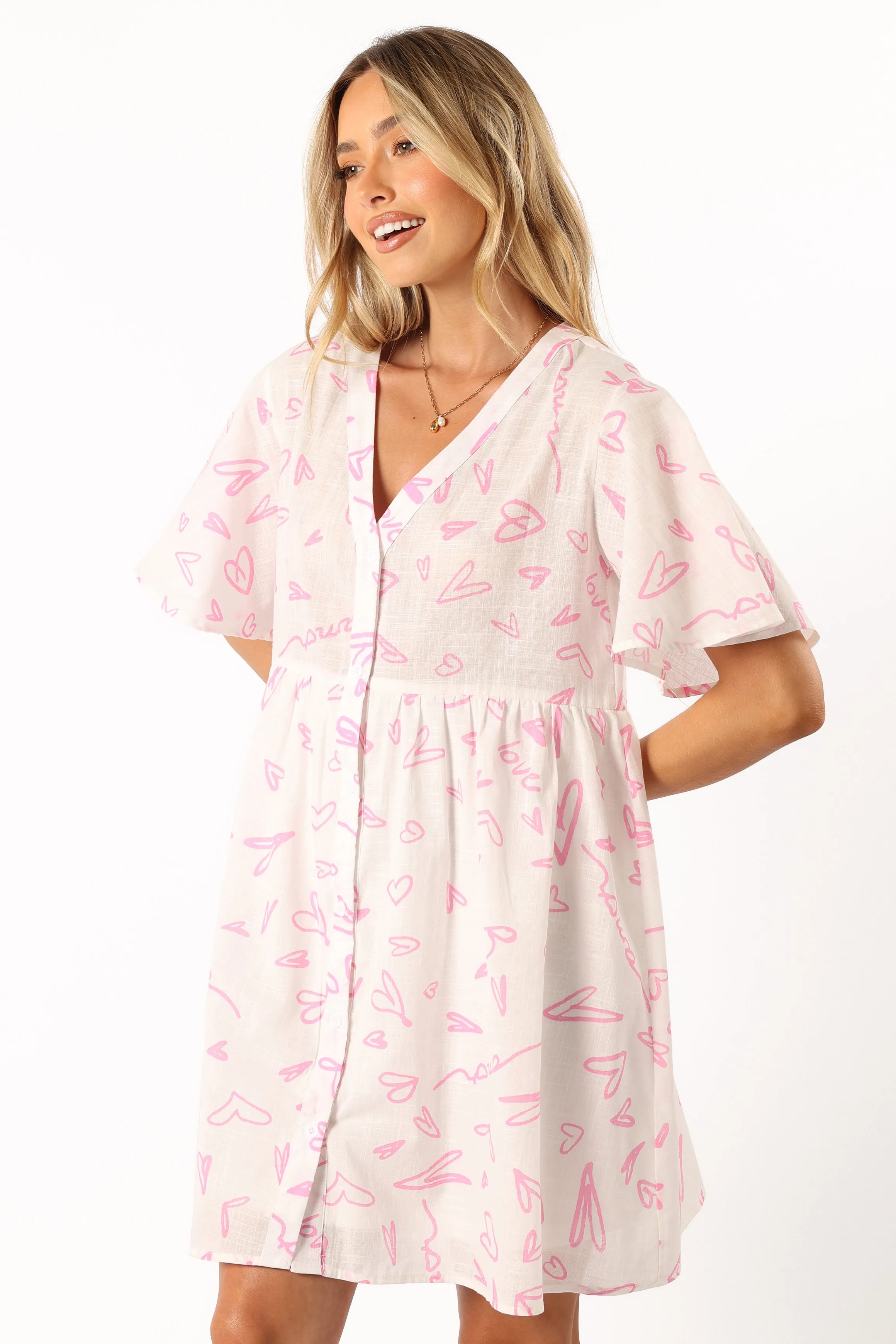 Elias Mini Dress - Amore Print sold by Petal & Pup product image thumbnail 5