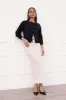 Wilde Bow Front Cardigan - Black sold by Petal & Pup