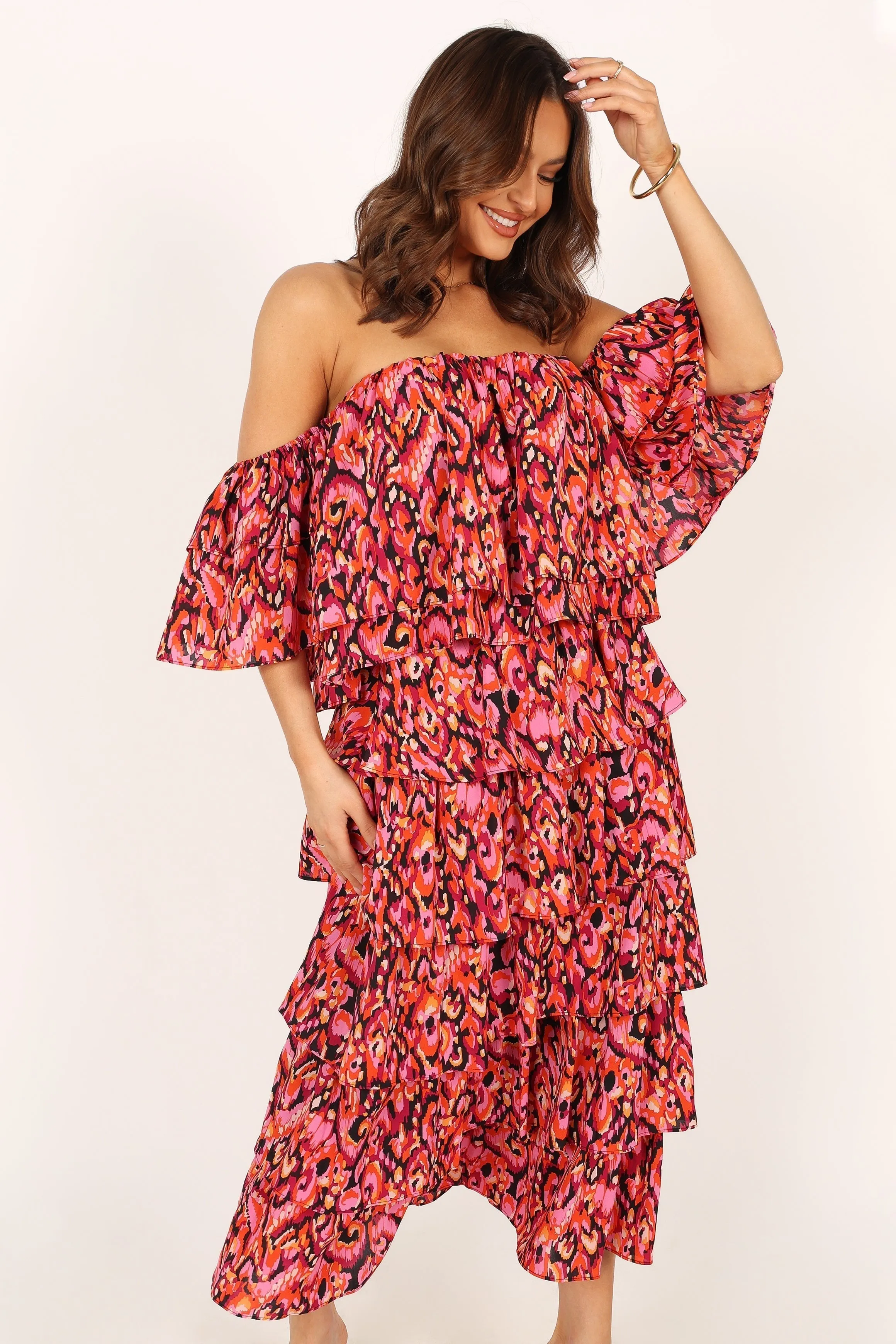 Sofia Off Shoulder Top - Multi sold by Petal & Pup product image thumbnail 4