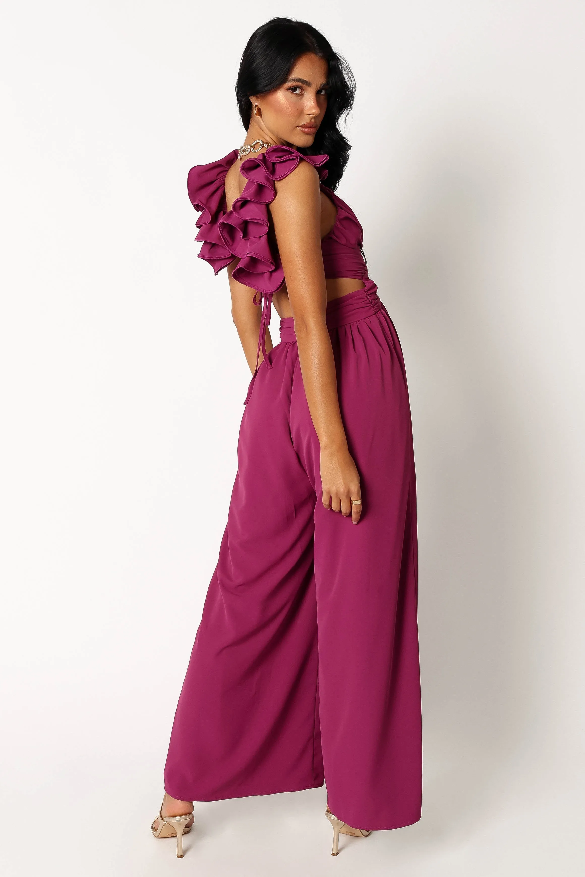 Natasha Jumpsuit - Plum sold by Petal & Pup product image thumbnail 3