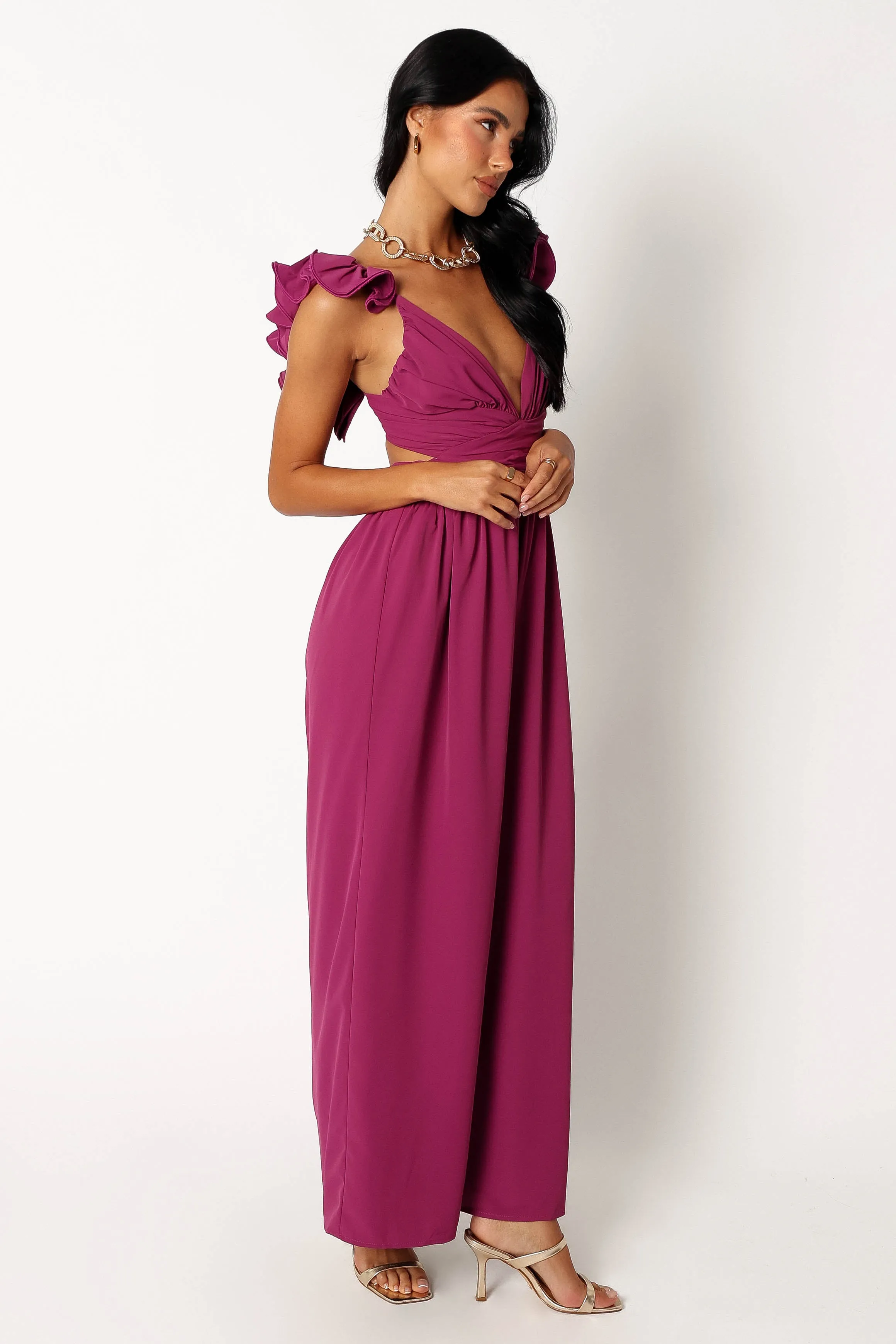 Natasha Jumpsuit - Plum sold by Petal & Pup product image thumbnail 2