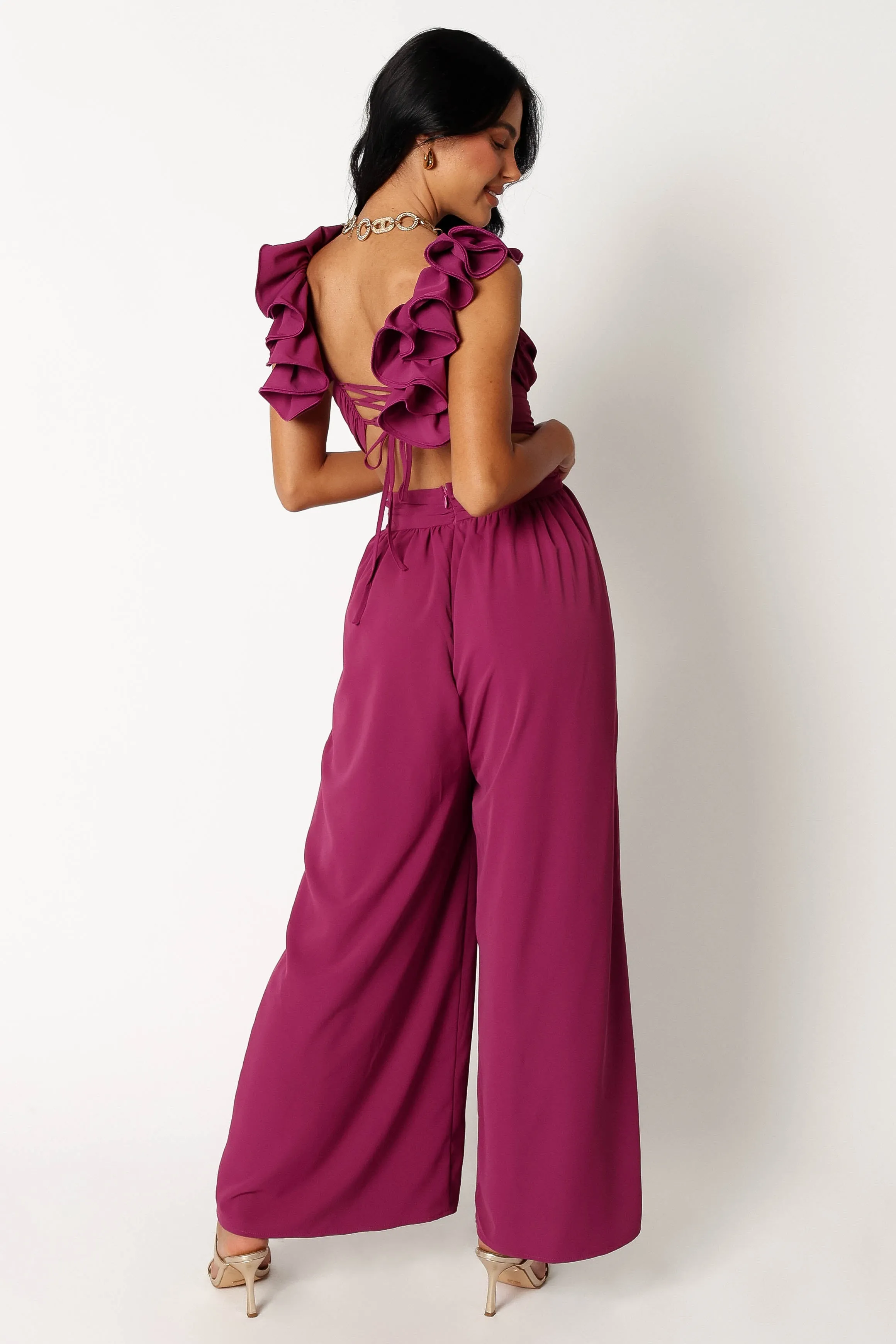 Natasha Jumpsuit - Plum sold by Petal & Pup product image thumbnail 4