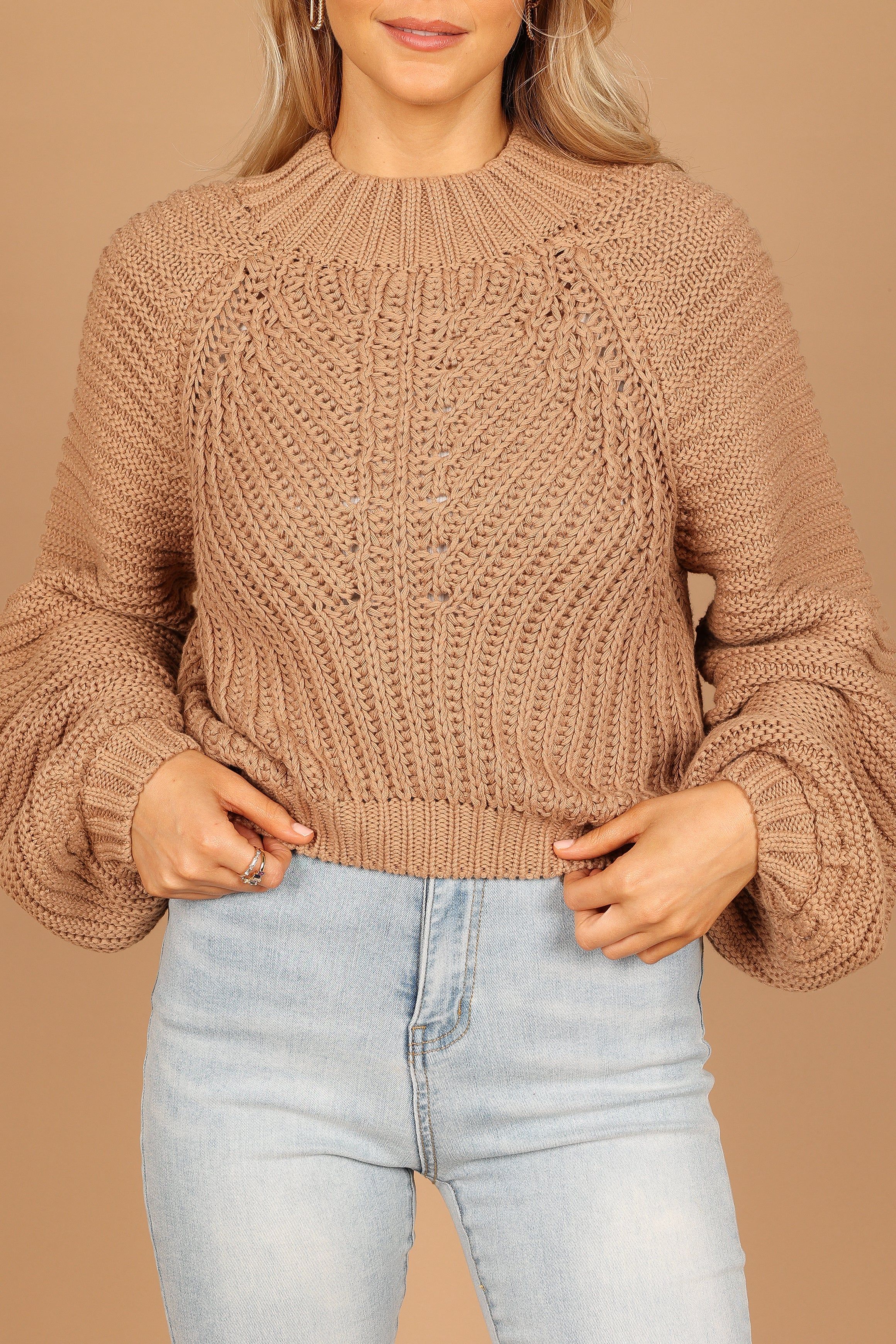Kailua Knit Sweater - Beige sold by Petal & Pup product image thumbnail 3