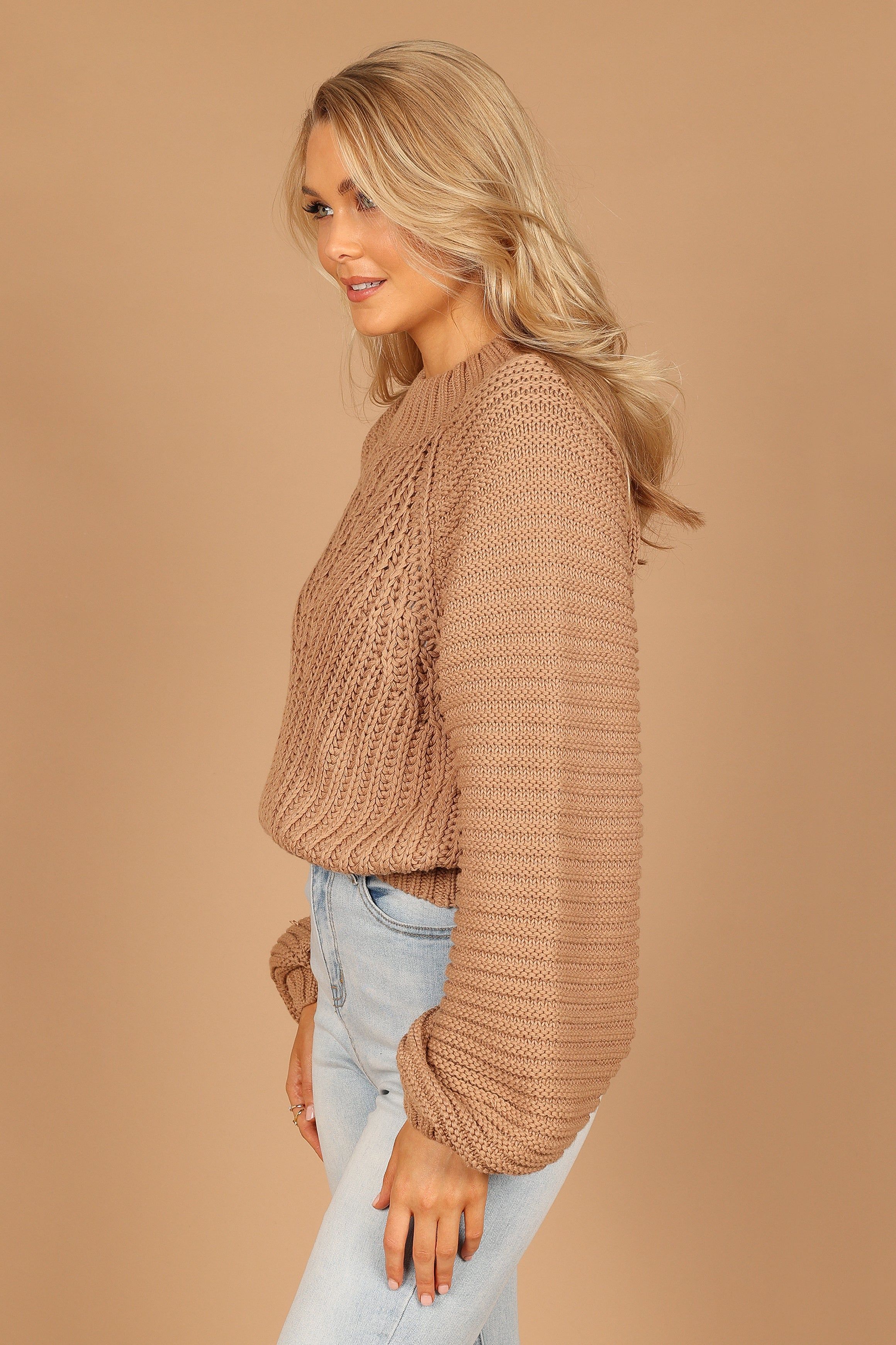 Kailua Knit Sweater - Beige sold by Petal & Pup product image thumbnail 5