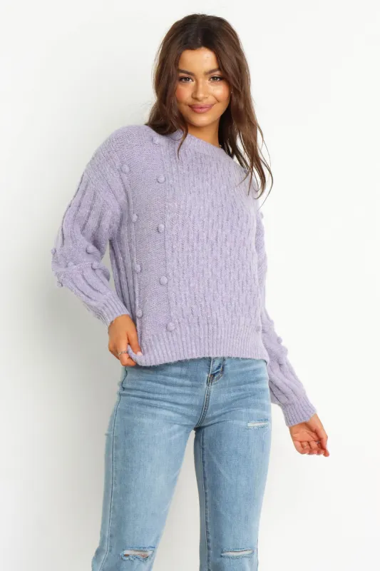 Pipsa Knit Sweater - Lilac sold by Petal & Pup