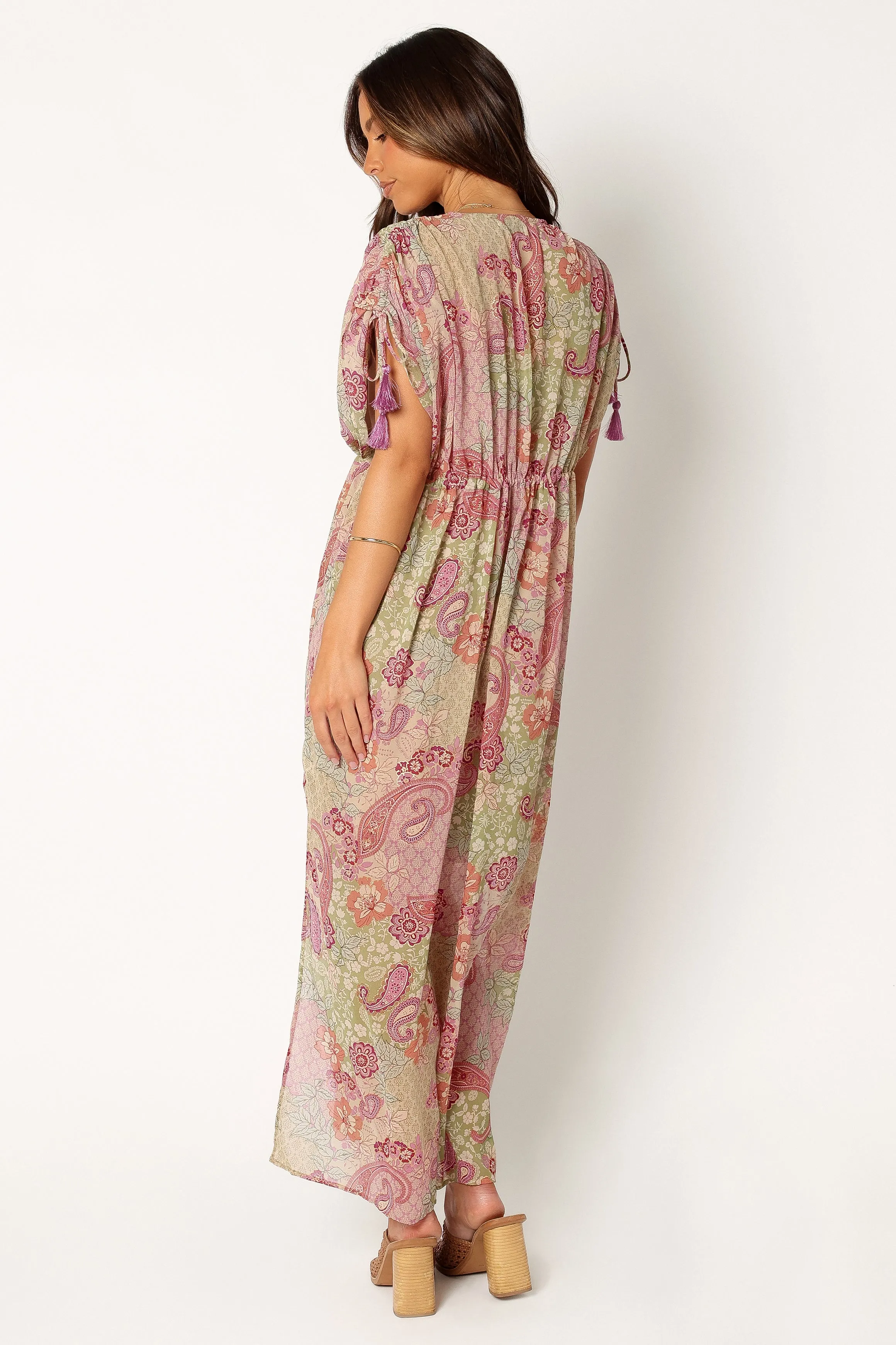 Cyril Maxi Dress - Iris Oasis sold by Petal & Pup product image thumbnail 4