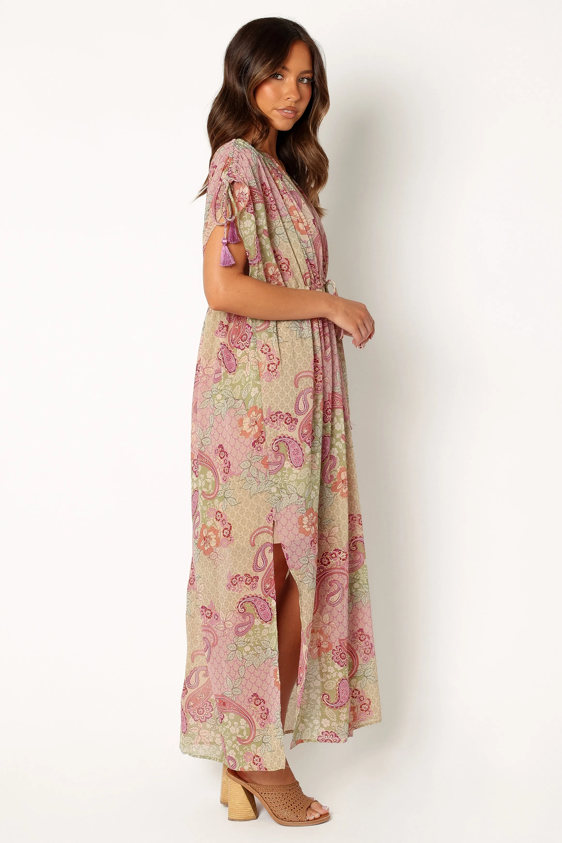 Cyril Maxi Dress - Iris Oasis sold by Petal & Pup product image thumbnail 3