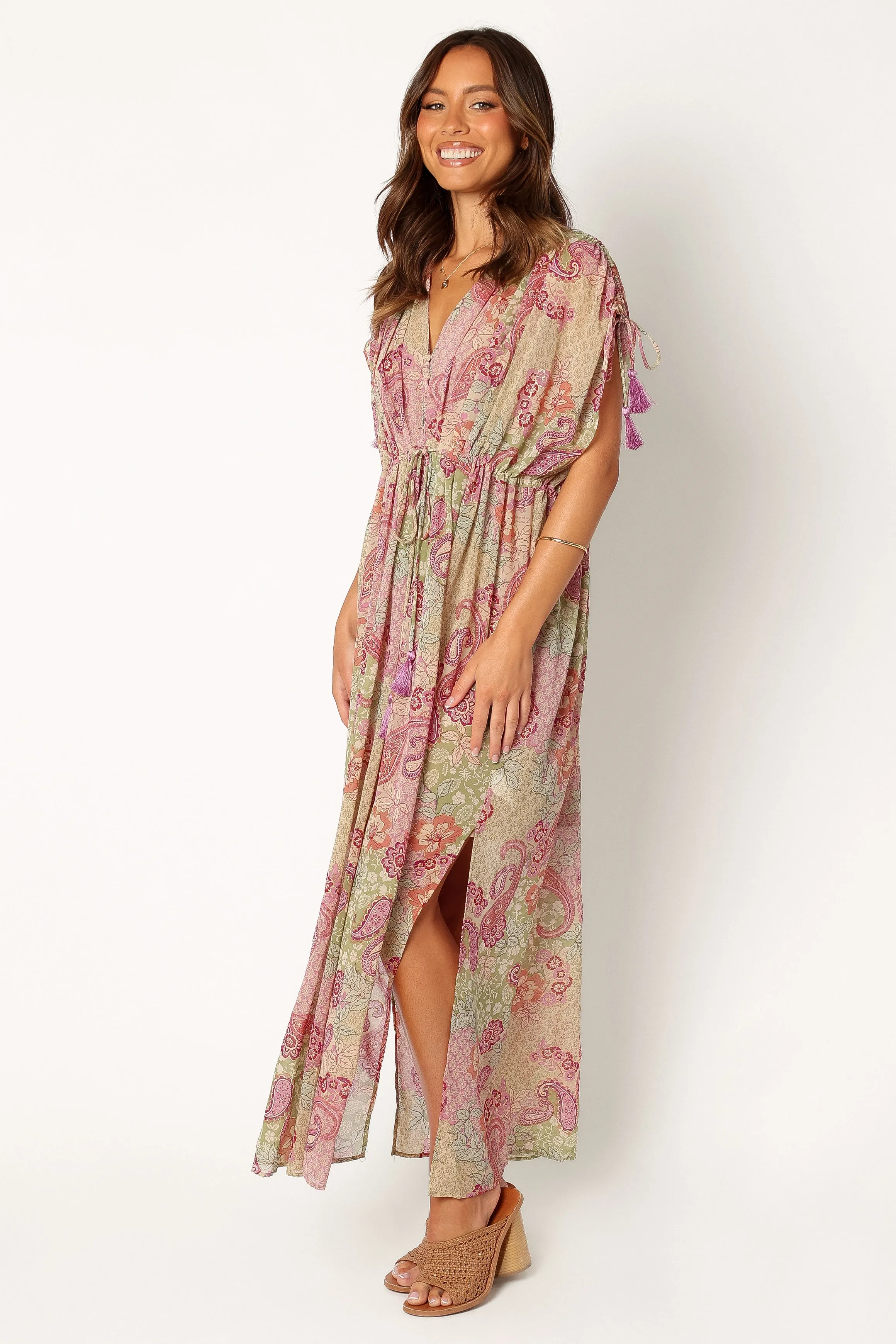 Cyril Maxi Dress - Iris Oasis sold by Petal & Pup product image thumbnail 2