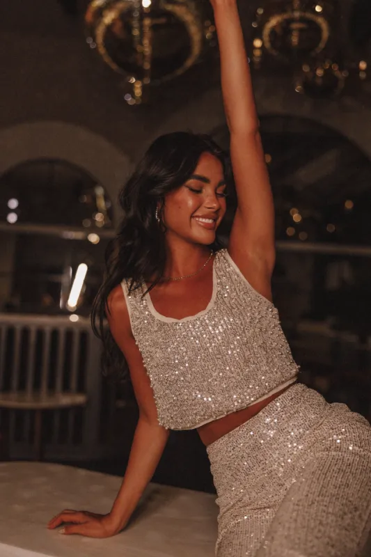 Harley Pearl Crop Top - Nude sold by Petal & Pup