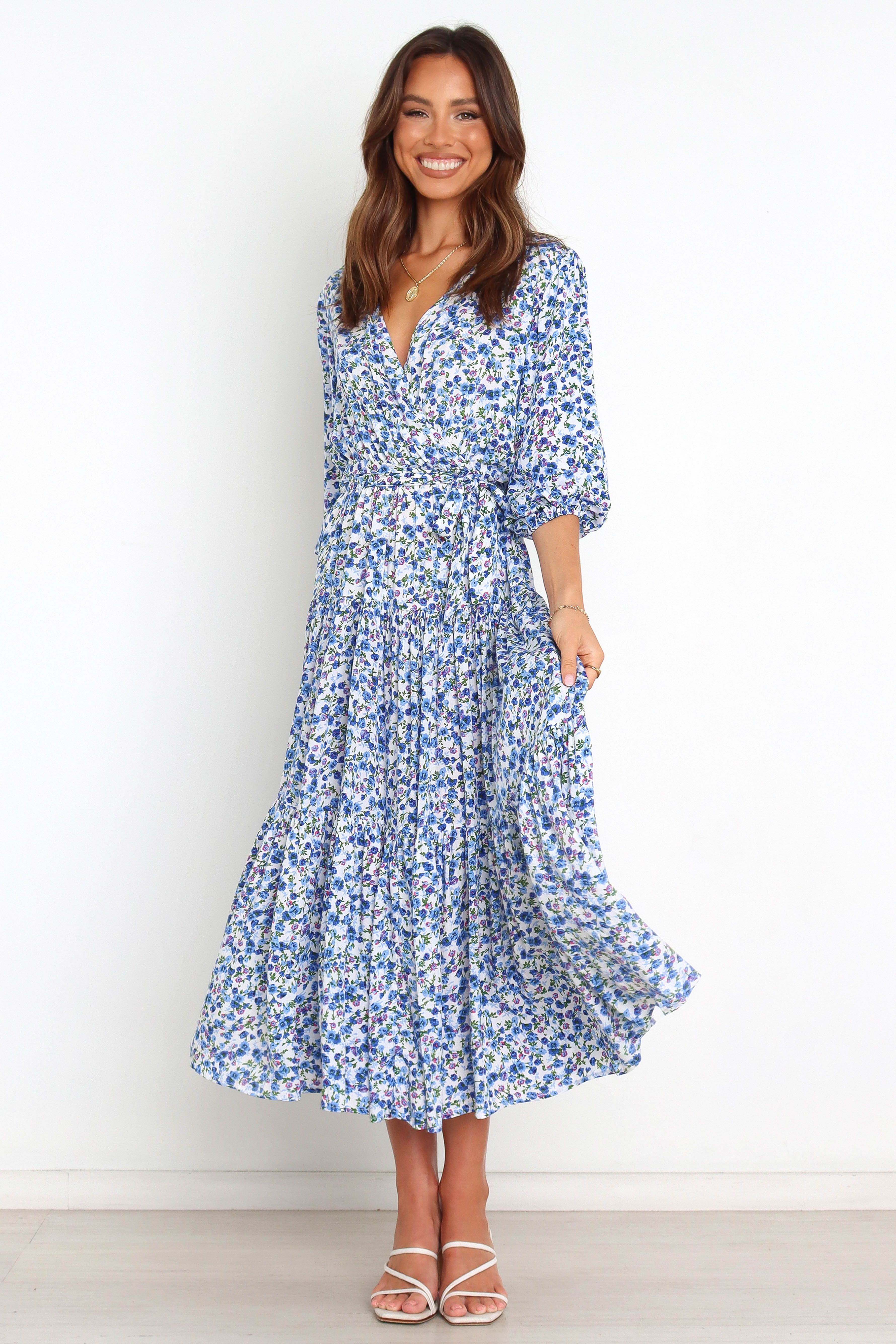 Suncatcher Dress - Blue sold by Petal & Pup