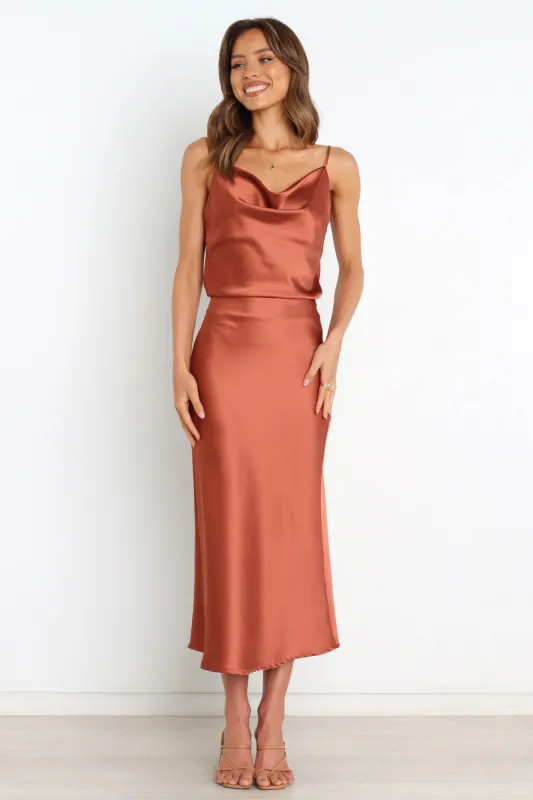 Persia Skirt - Rust sold by Petal & Pup