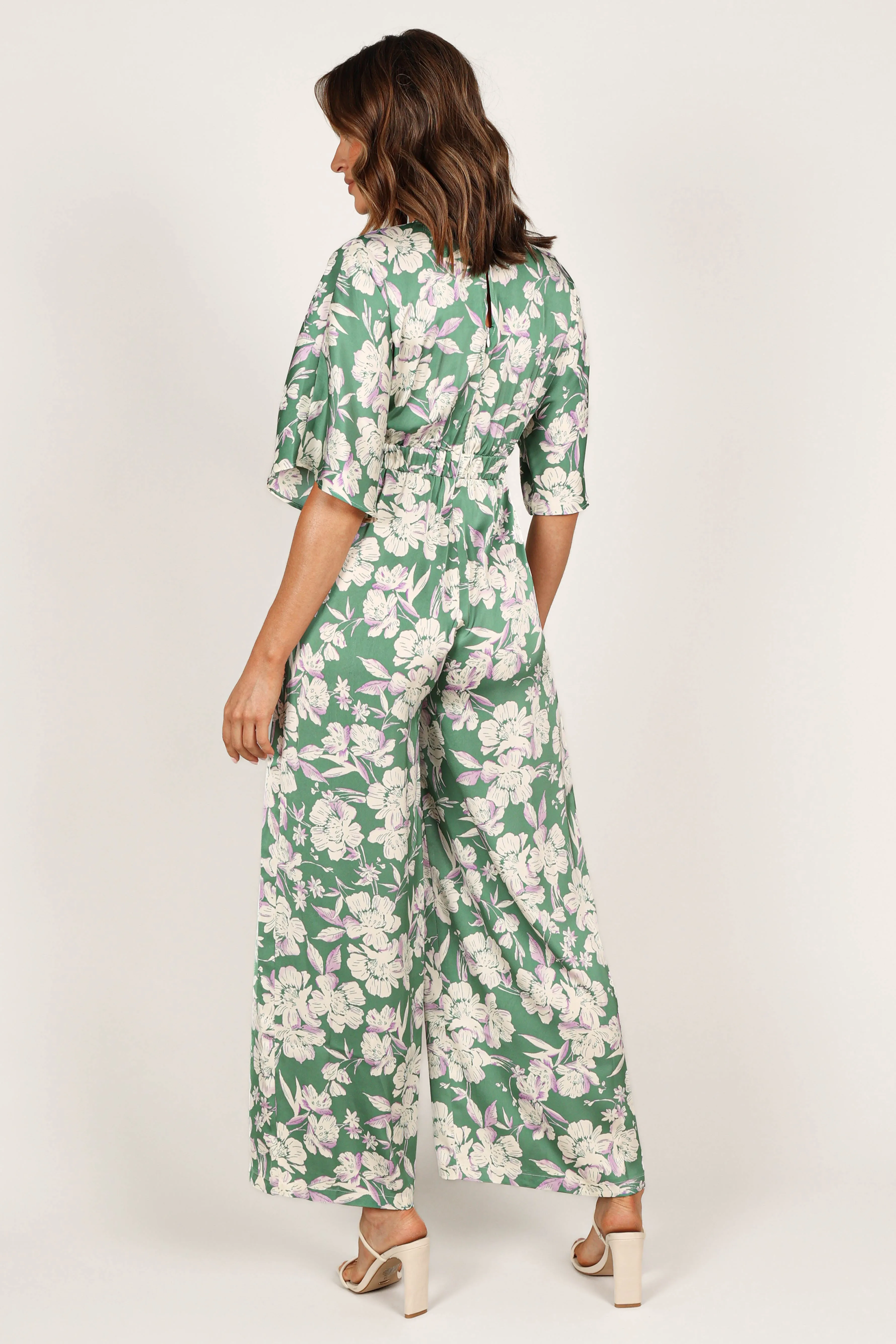 Rosalyn Jumpsuit - Green Floral sold by Petal & Pup product image thumbnail 4