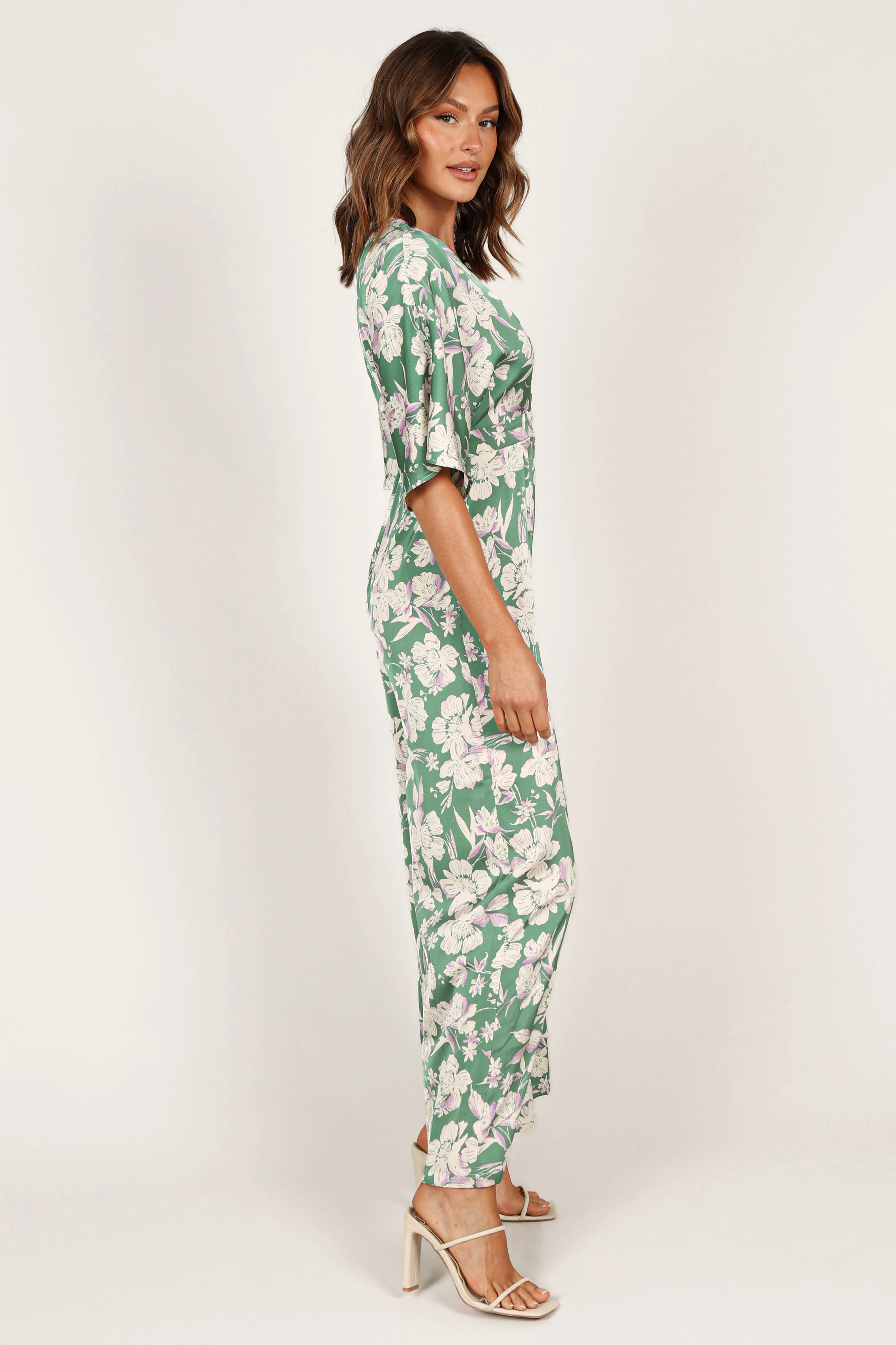 Rosalyn Jumpsuit - Green Floral sold by Petal & Pup product image thumbnail 5