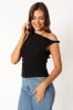 Blake Top - Black sold by Petal & Pup