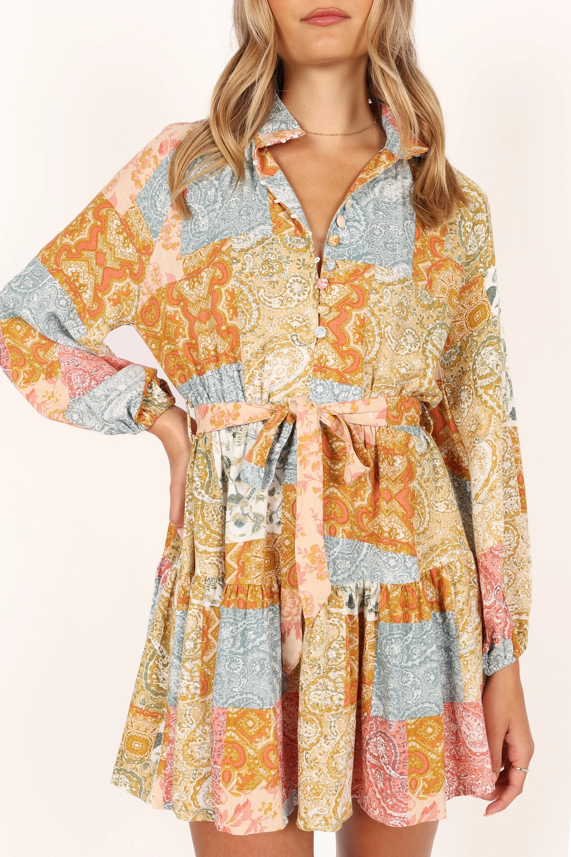 Silante Long Sleeve Mini Dress - Maxine sold by Petal & Pup product image thumbnail 4