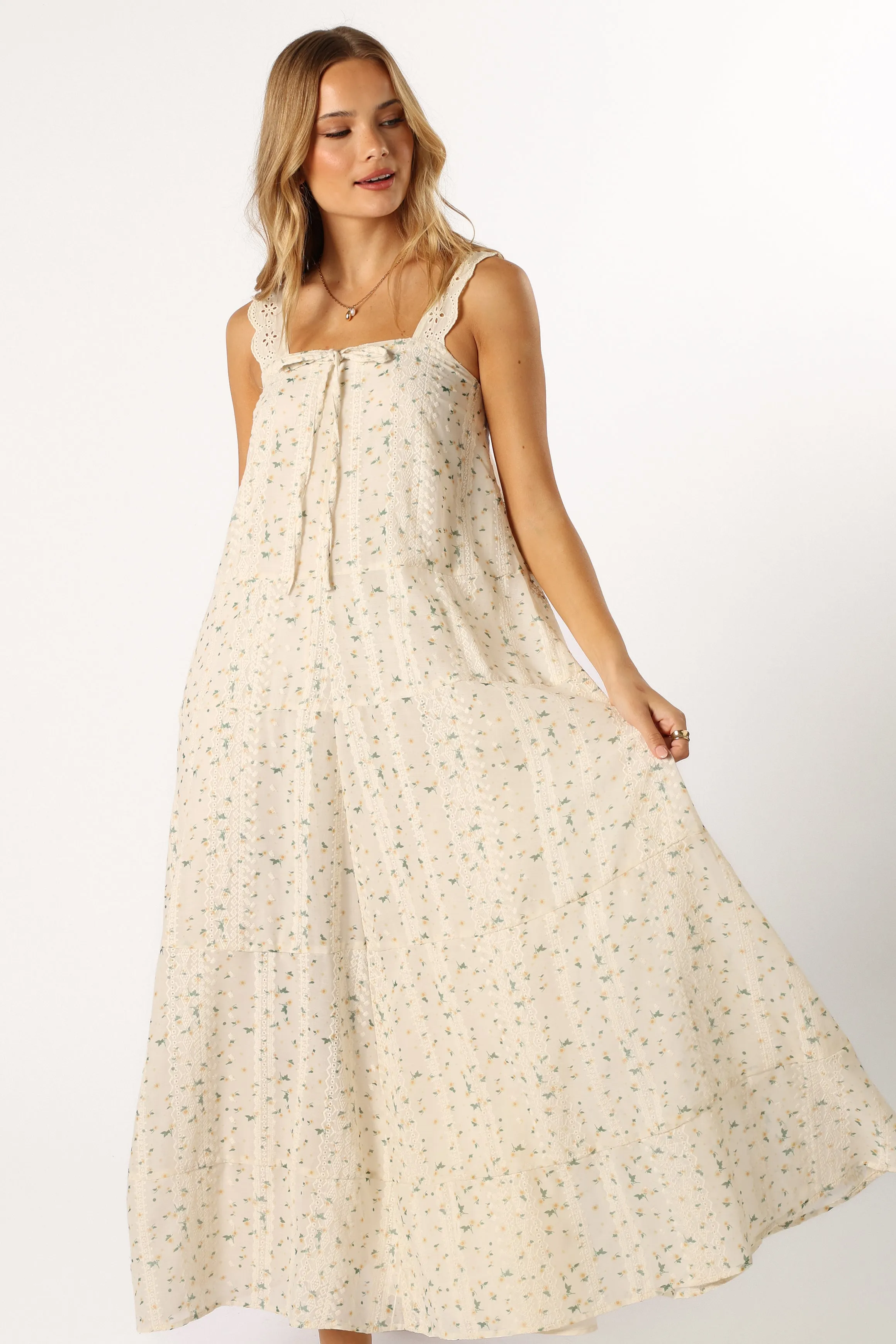 Caroline Maxi Dress - Yellow Floral sold by Petal & Pup product image thumbnail 4