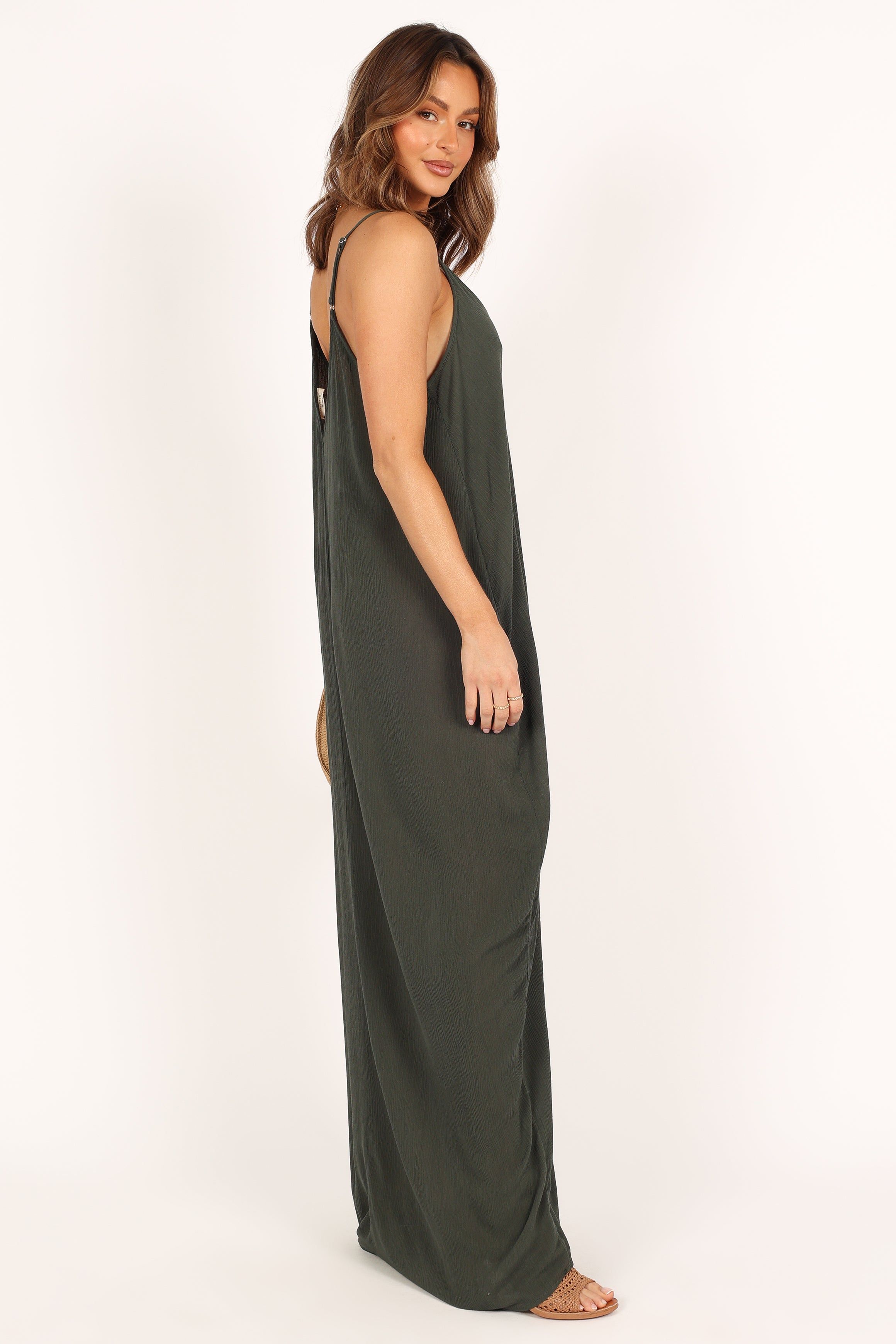 Daphne Maxi Dress - Olive sold by Petal & Pup product image thumbnail 6