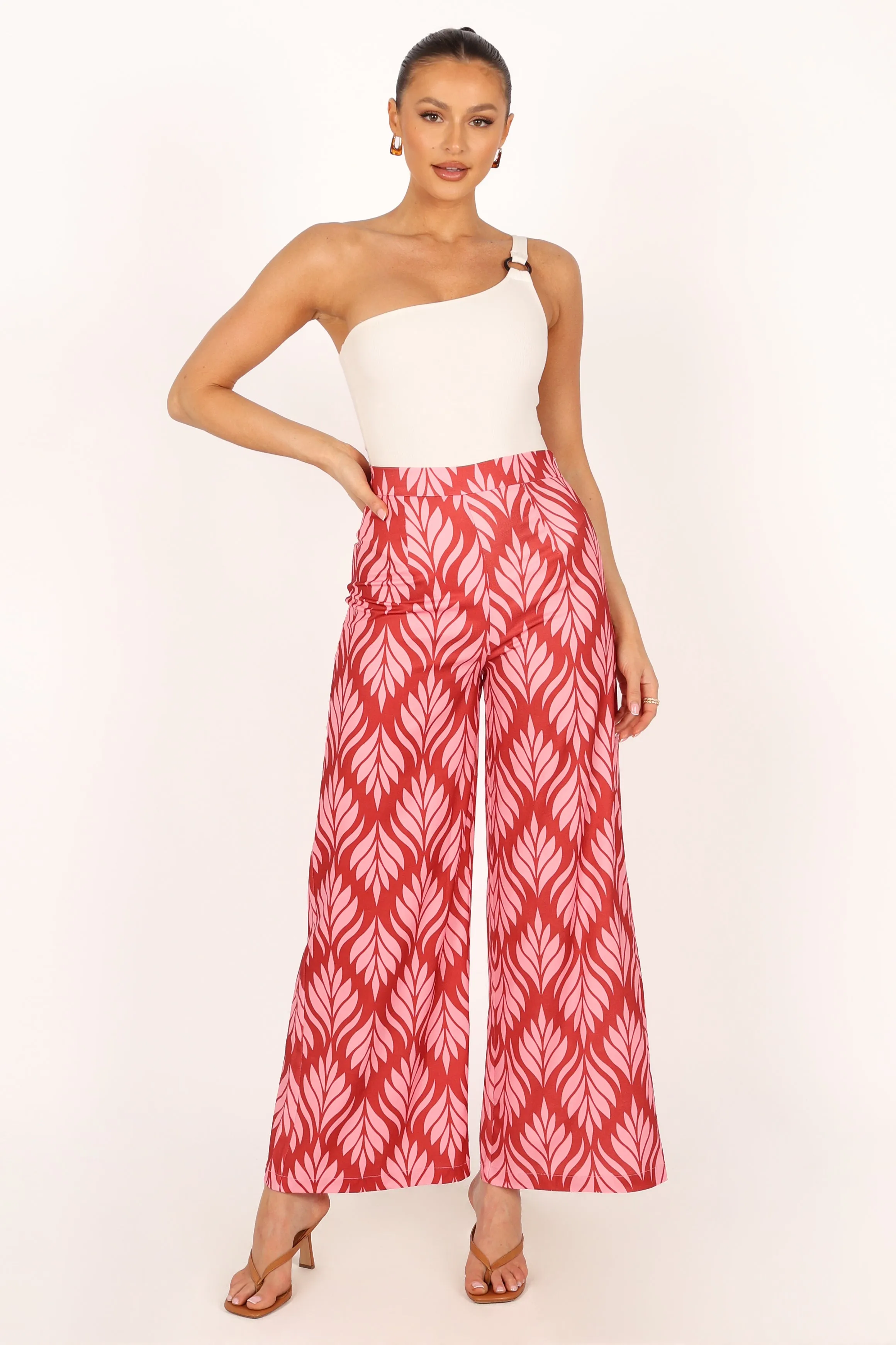 Alexia Wide Leg Pants - Pink sold by Petal & Pup product image thumbnail 3
