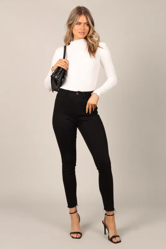 Alyssa Jeans - Black sold by Petal & Pup