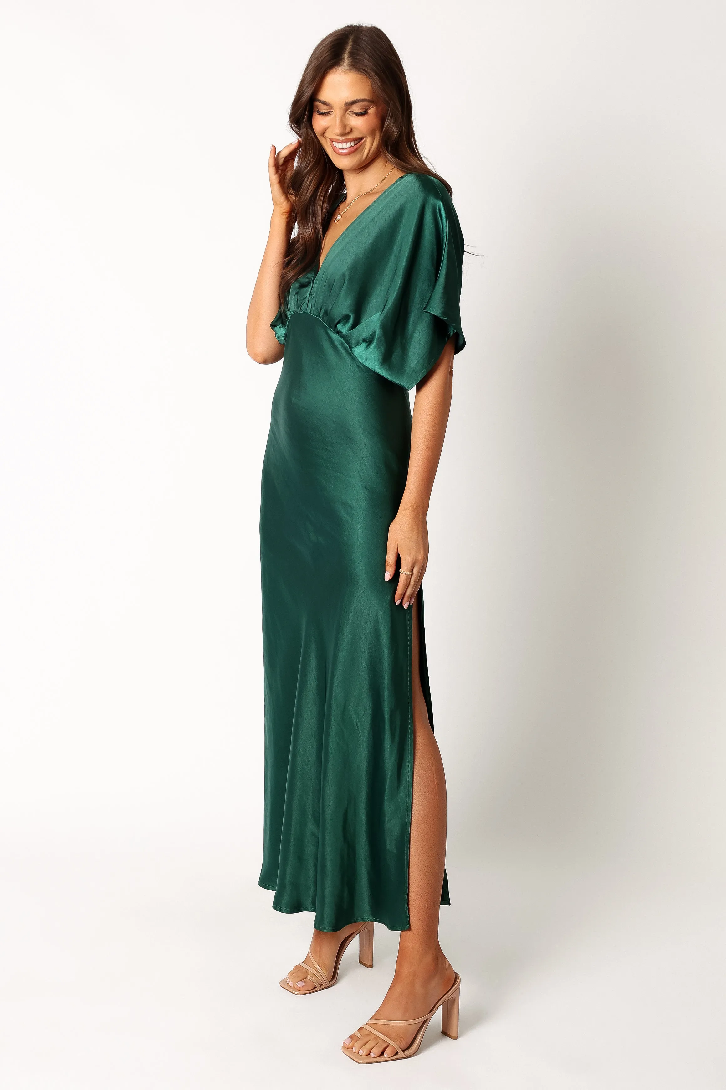 Ciara Maxi Dress - Dark Emerald sold by Petal & Pup product image thumbnail 3