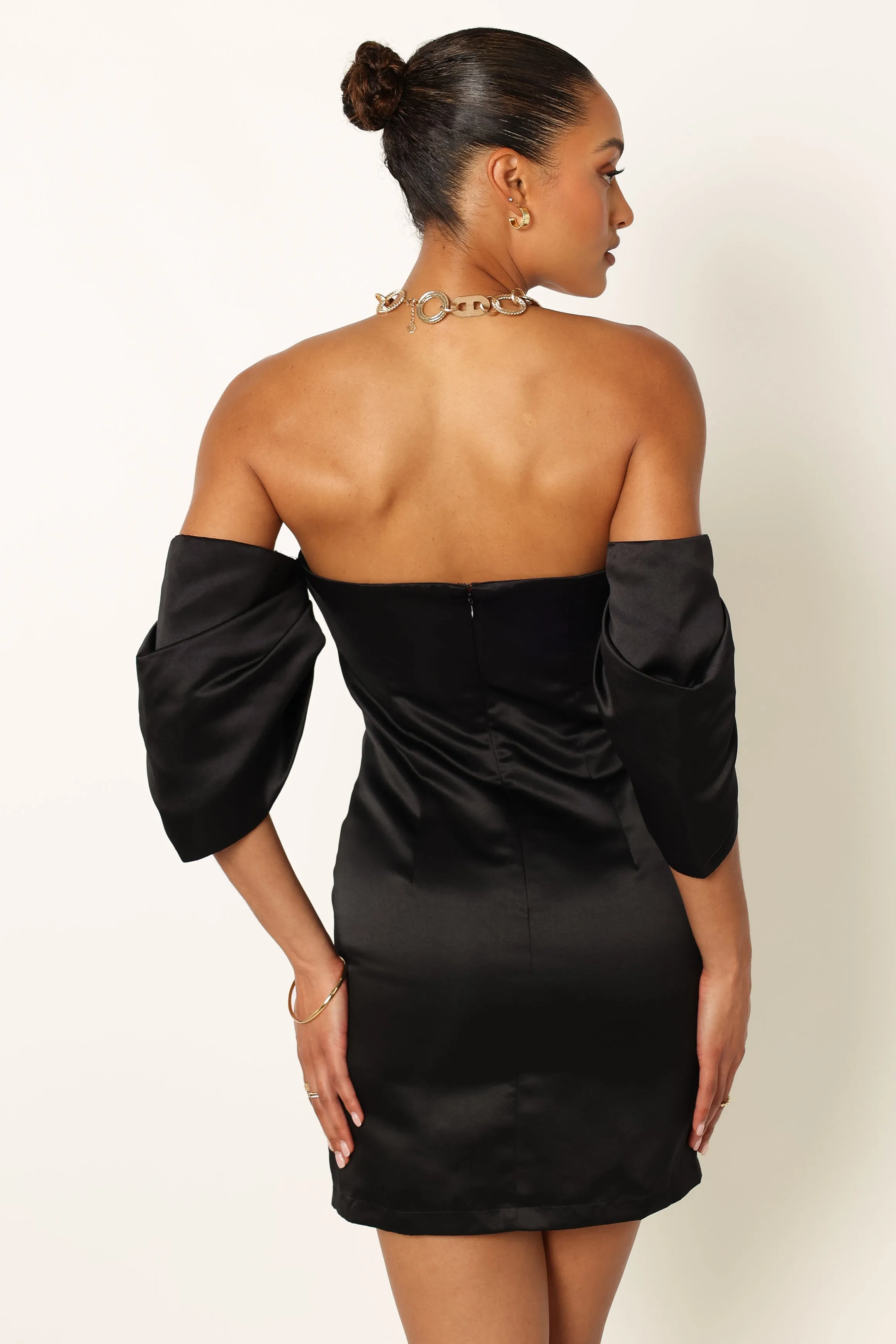 Nisha Strapless Mini Dress - Black sold by Petal & Pup product image thumbnail 5