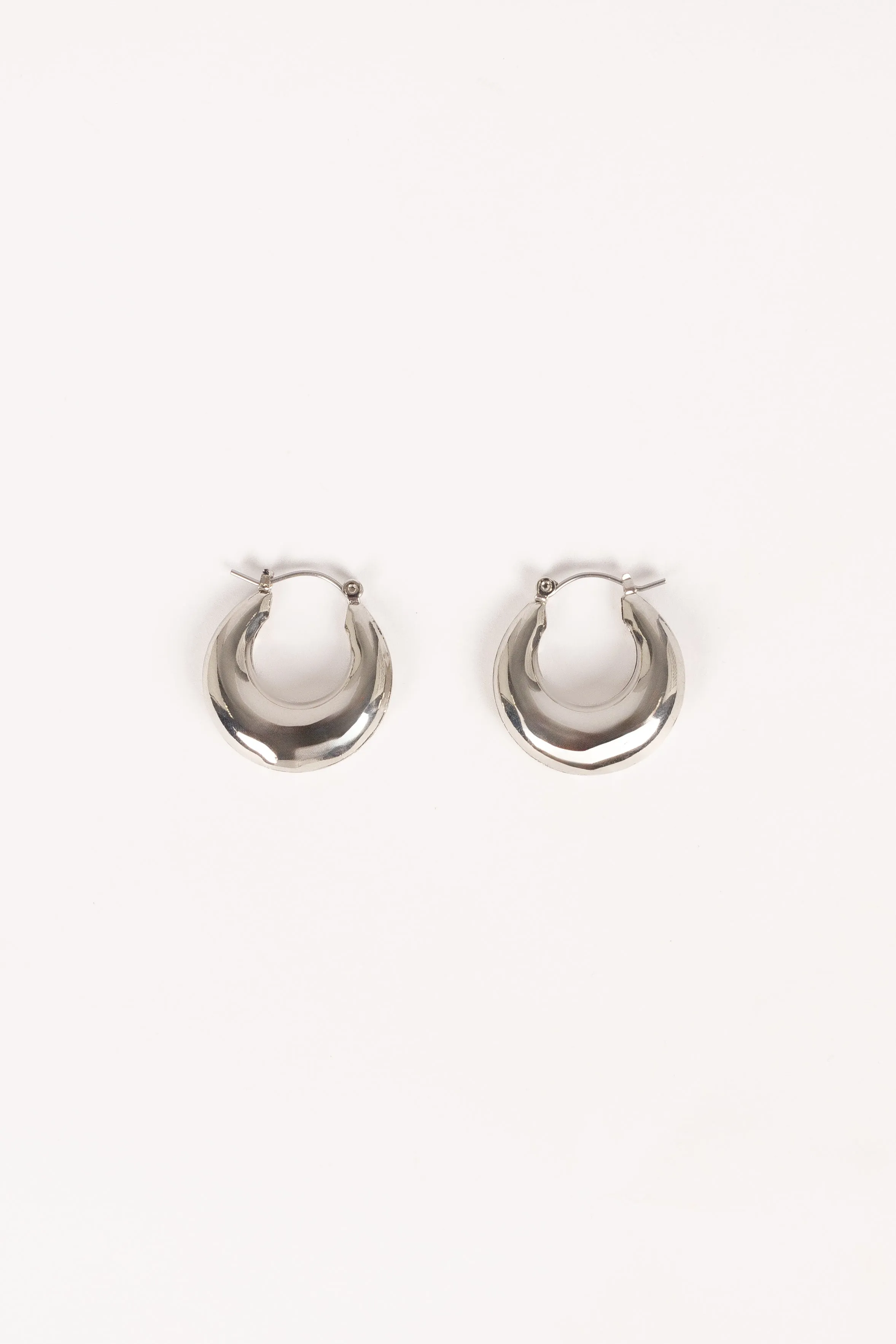 James Hoop Earrings - Silver sold by Petal & Pup product image thumbnail 2