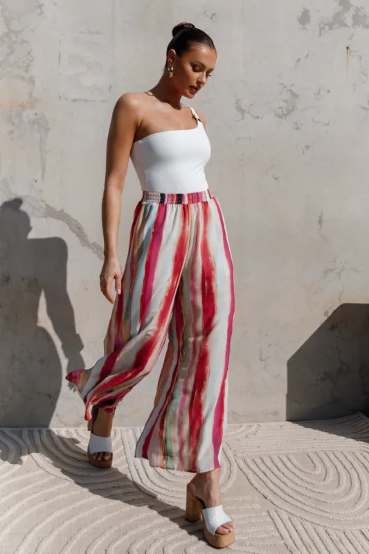 Perry Wide Leg Pants - Multi sold by Petal & Pup