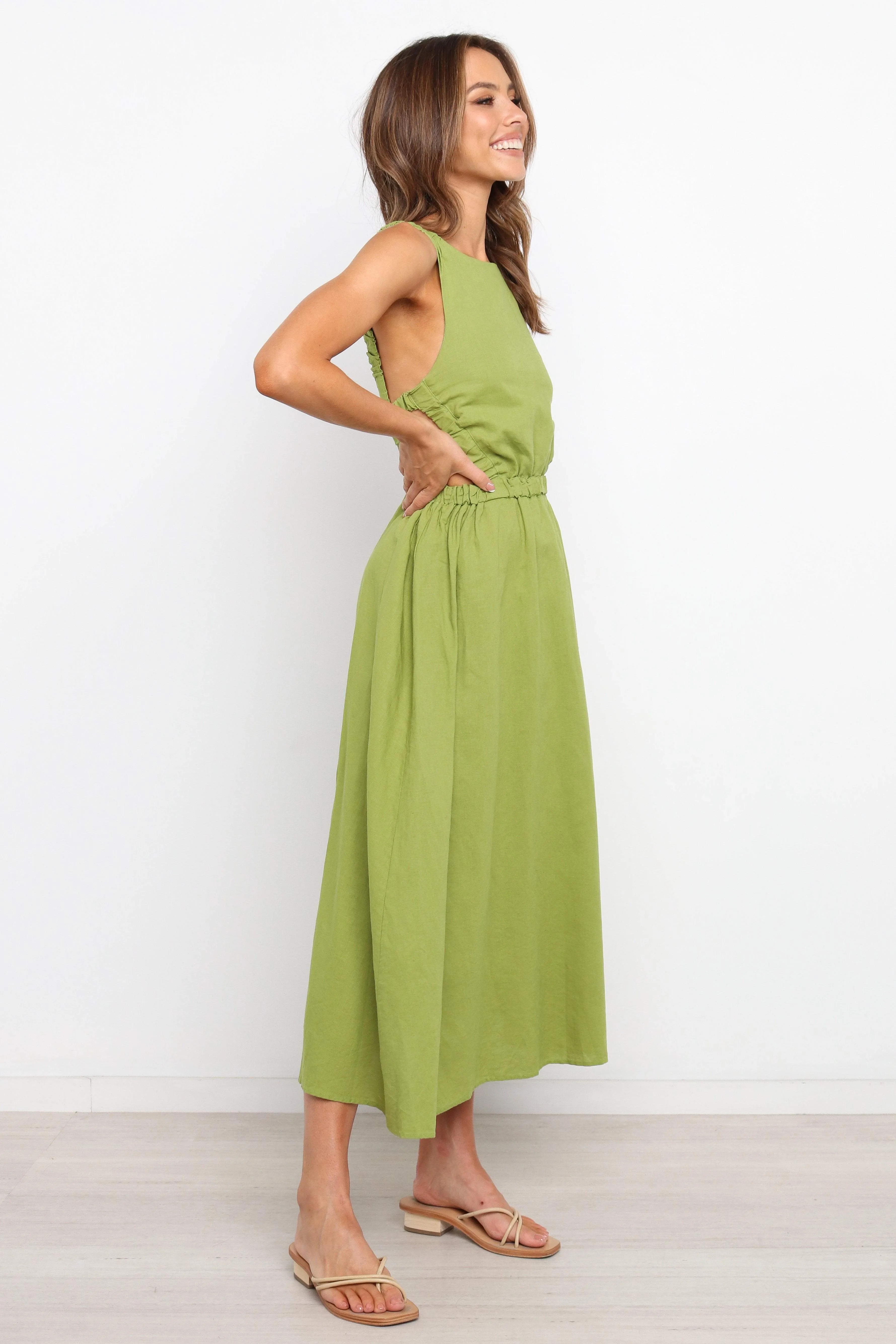 Esther Dress - Green sold by Petal & Pup product image thumbnail 4