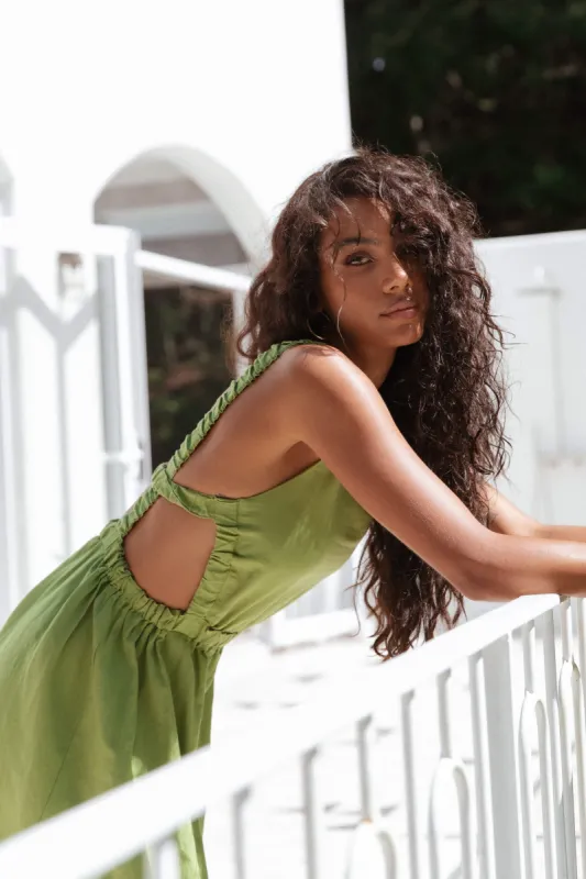 Esther Dress - Green sold by Petal & Pup