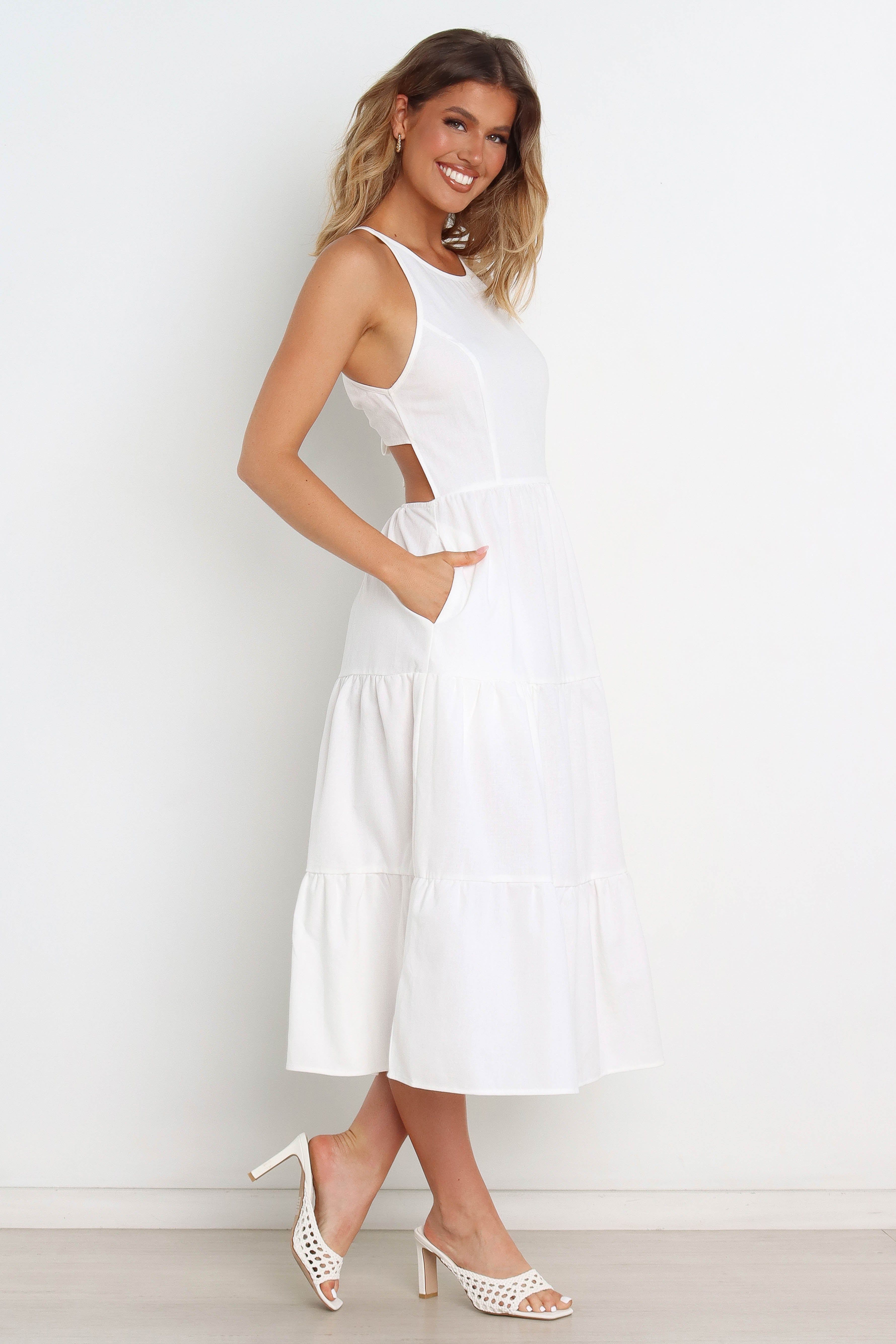 Karine Dress - White sold by Petal & Pup product image thumbnail 6