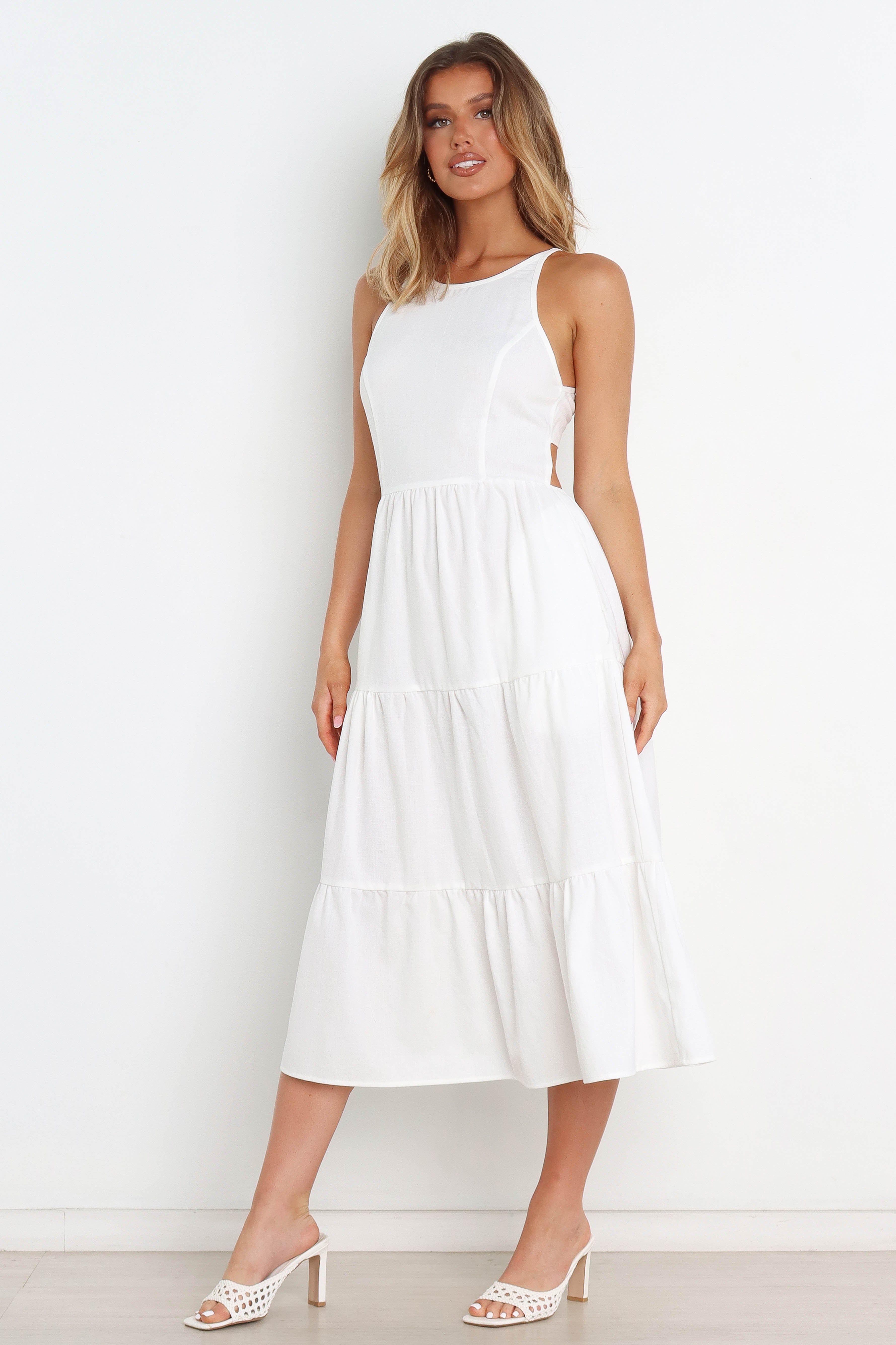 Karine Dress - White sold by Petal & Pup product image thumbnail 3