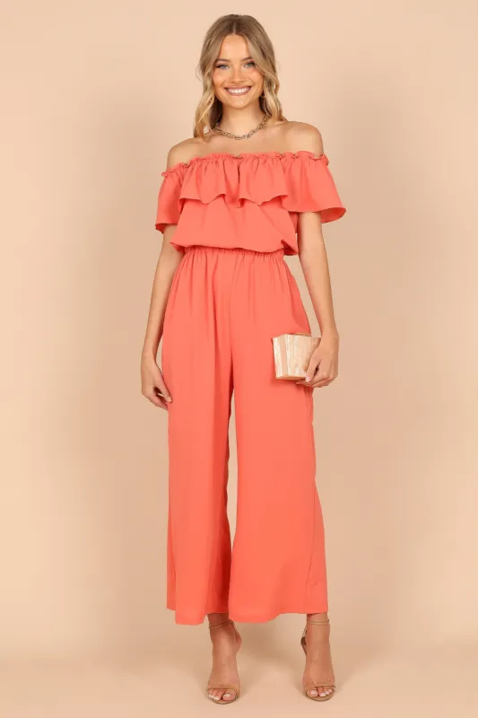 Sessi Jumpsuit - Coral made by Petal & Pup