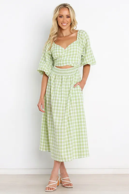 Tana Dress - Green sold by Petal & Pup