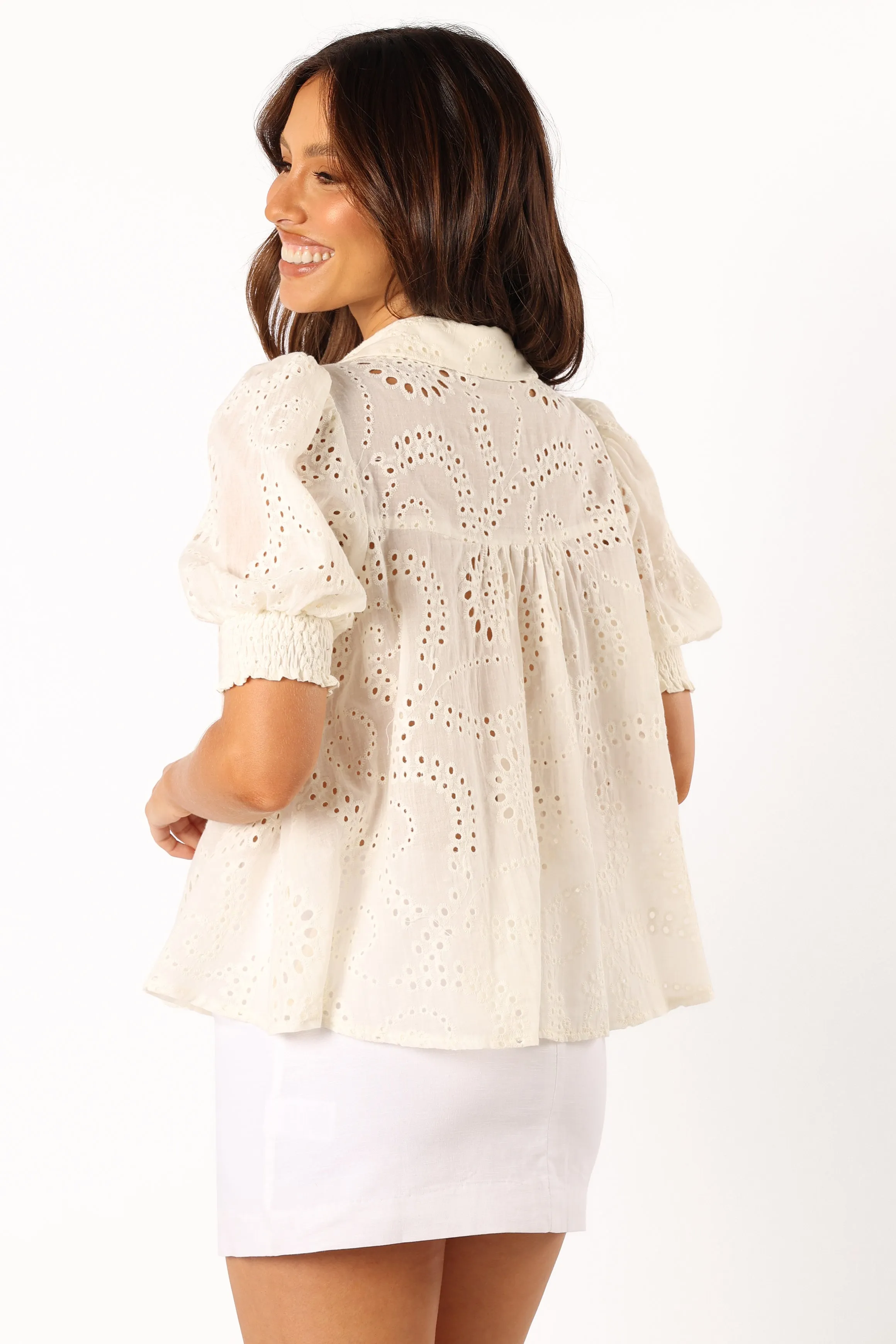 Janelle Top - White sold by Petal & Pup product image thumbnail 5