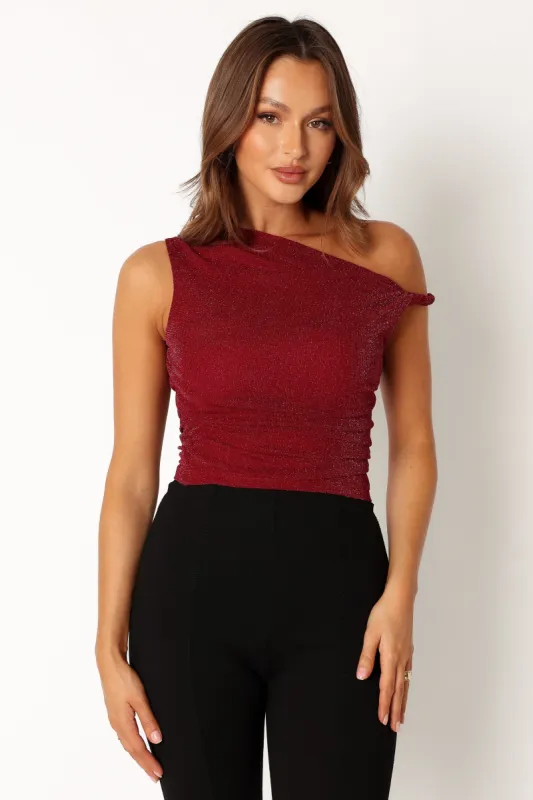 Chyna Top - Merlot sold by Petal & Pup