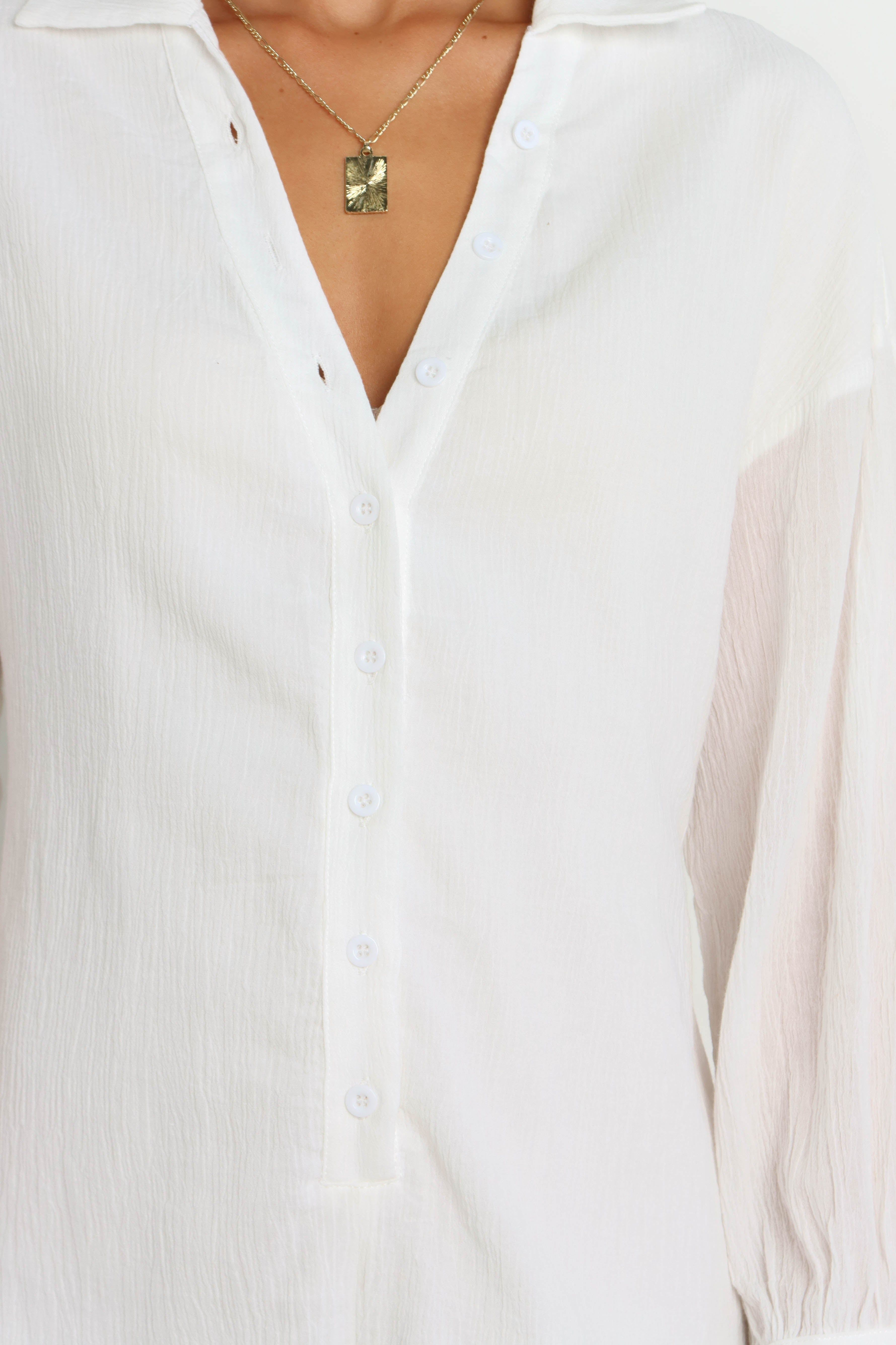 Becky Playsuit - White sold by Petal & Pup product image thumbnail 8