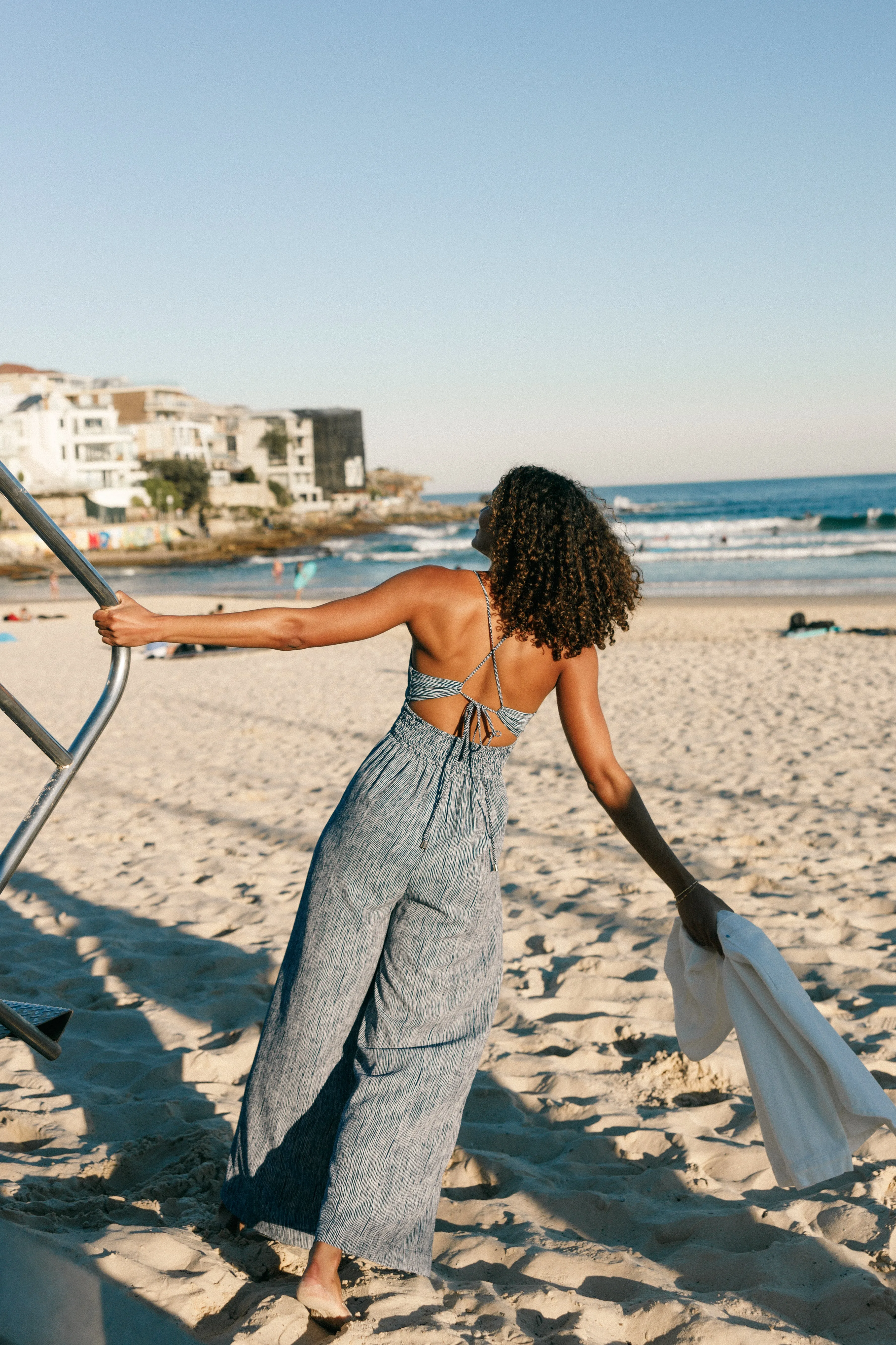 Floria Jumpsuit - Navy White sold by Petal & Pup product image thumbnail 2