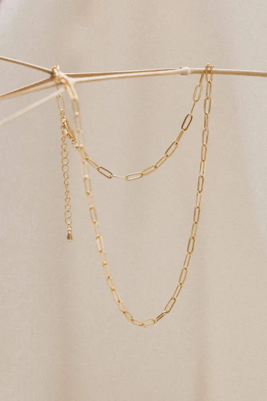 Nahla Necklace - Gold sold by Petal & Pup