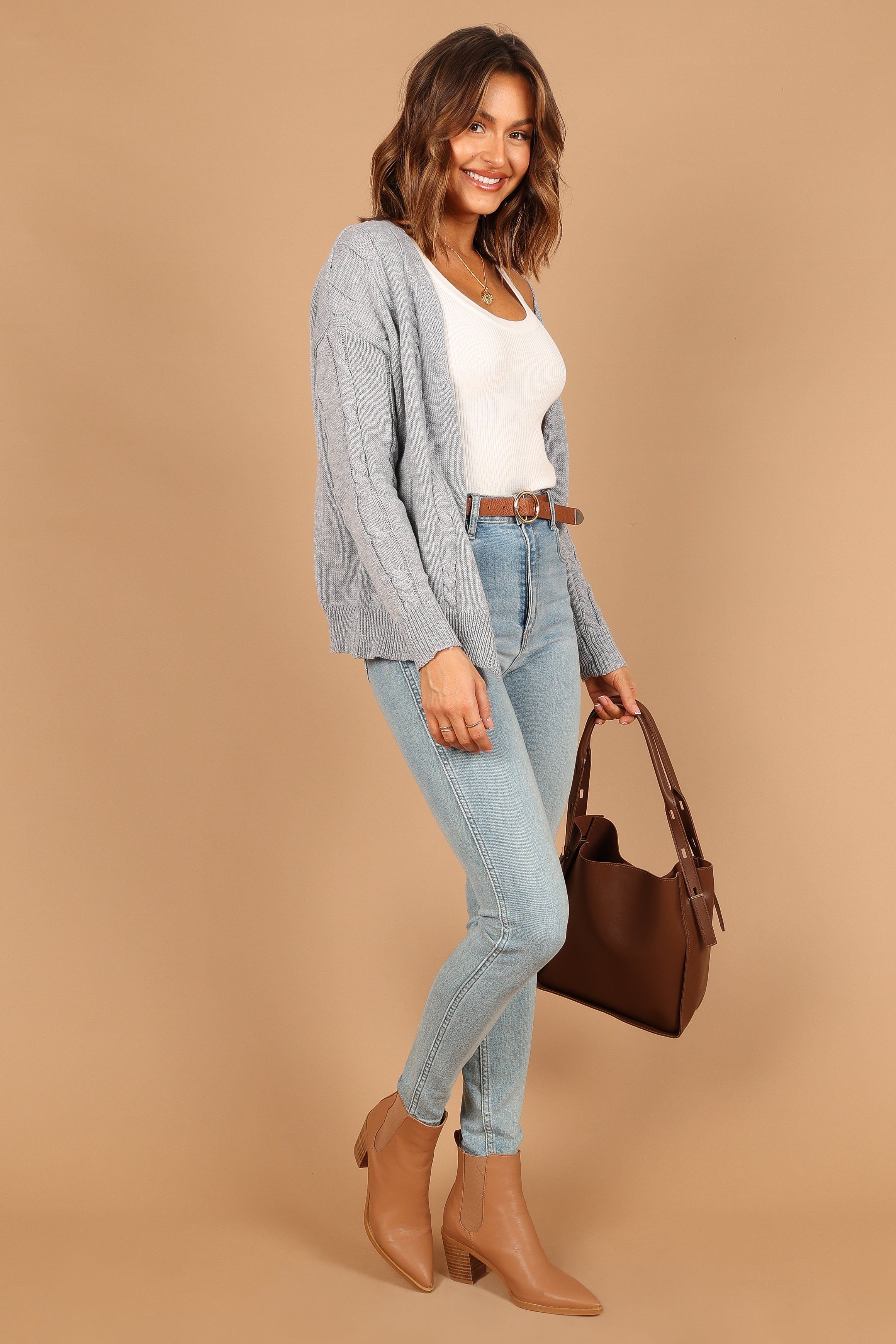 Lily Cardigan - Grey sold by Petal & Pup product image thumbnail 4