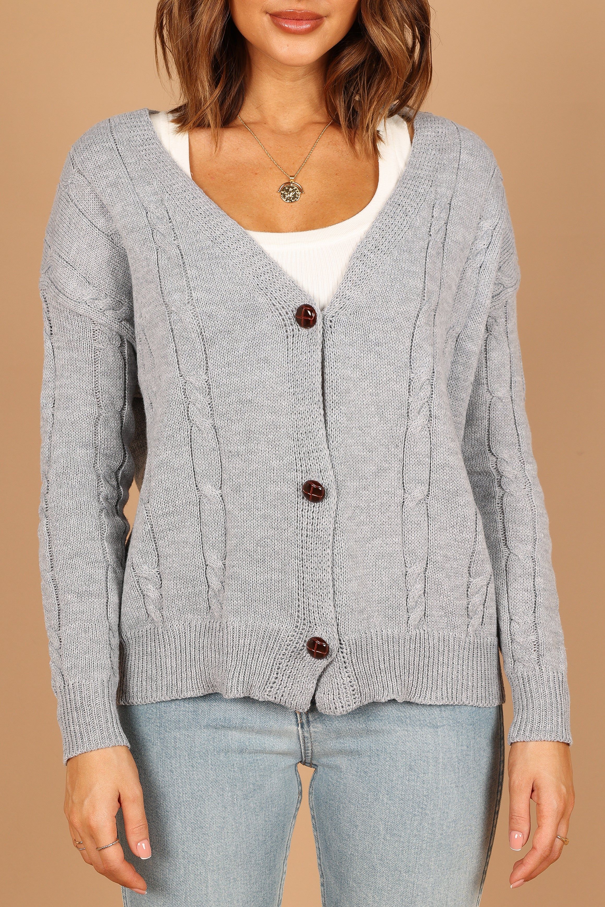 Lily Cardigan - Grey sold by Petal & Pup product image thumbnail 3